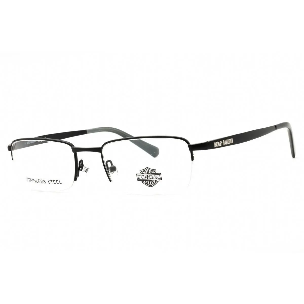 Harley Davidson Mens Eyeglasses HD50098-002-54 54mm 20mm 145mm Metal Black