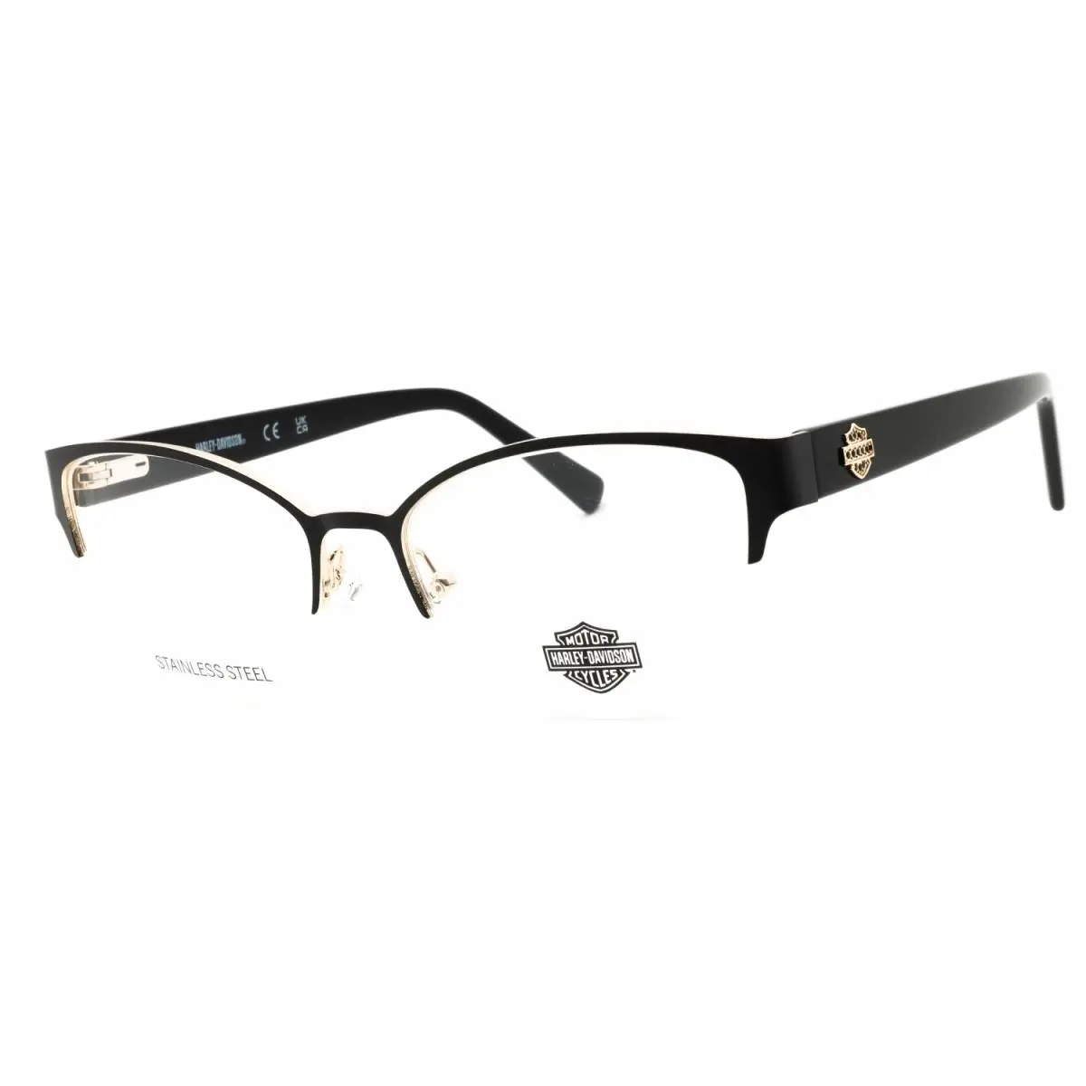 Harley Davidson HD50109 002 Matte Black 55mm Eyeglasses