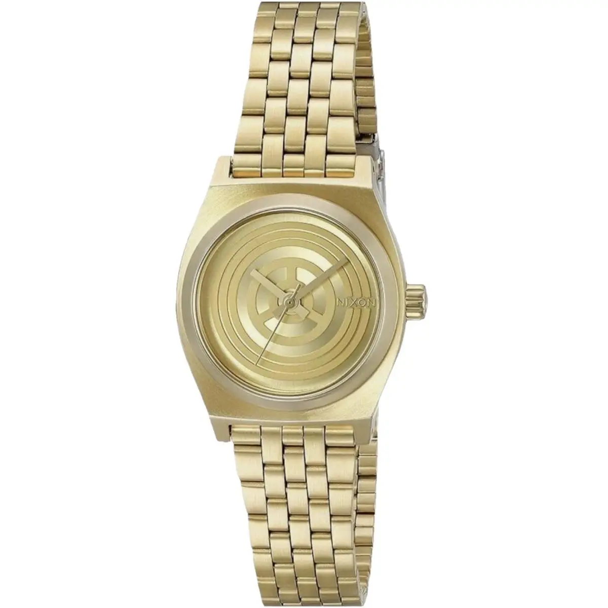 x Star Wars Colab Small Time Teller C3PO Gold Watch A399SW 2378-00 26MM by Nixon