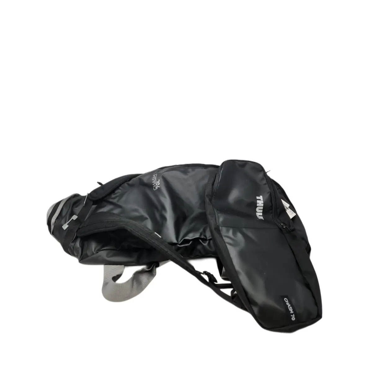 Chasm 70L Duffel Bag Waterproof Travel Gear Sport Luggage Black by Thule