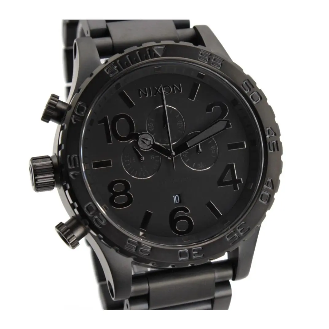 51-30 Chrono A1389-3086-00 Matte Black Man`s Watch 51mm by Nixon