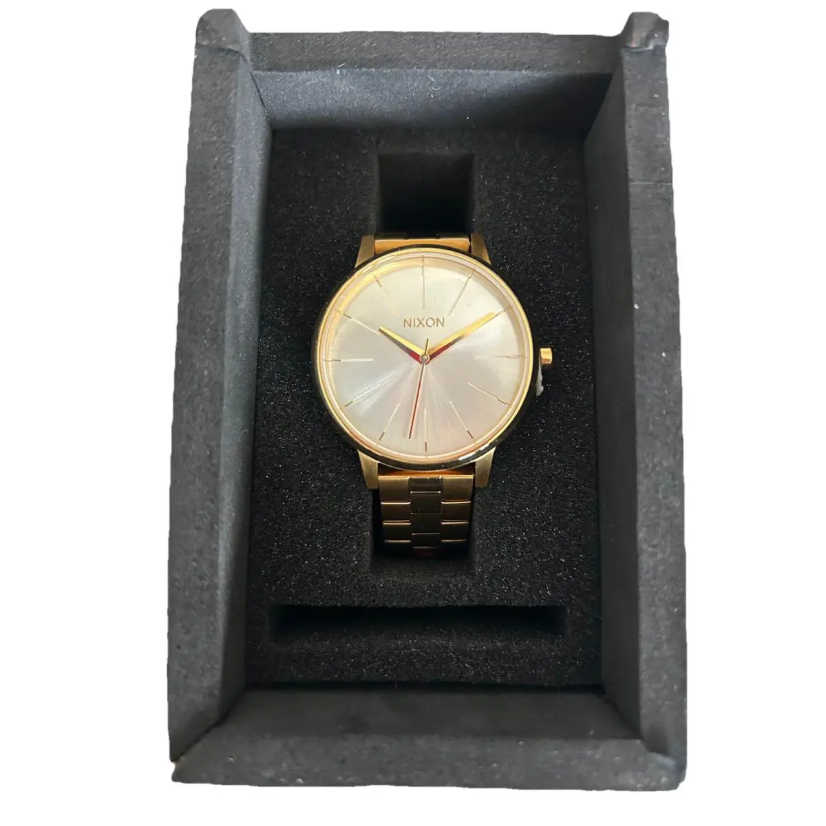Nixon Kensington Women`s Wristwatch Gold White A099 508