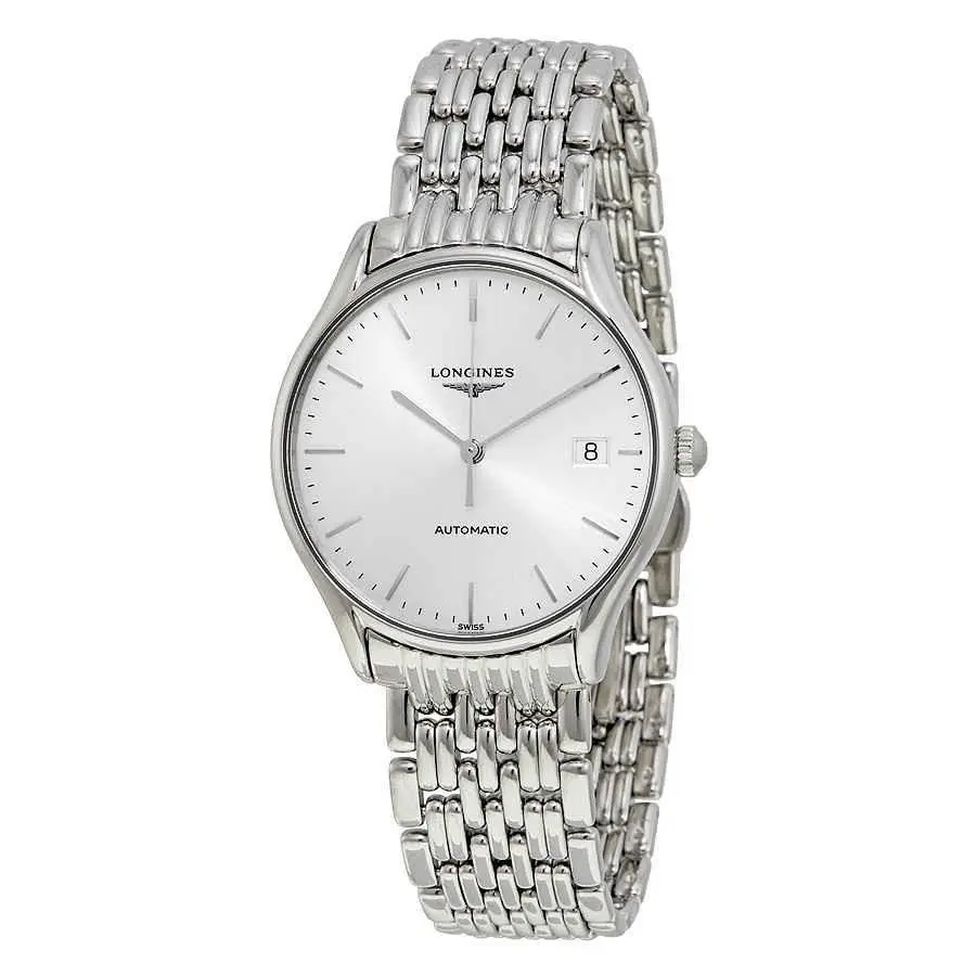 Longines Lyre Automatic Silver Dial Ladies Watch L48604726 - Dial: Silver, Band: Silver-tone, Bezel: Silver-tone