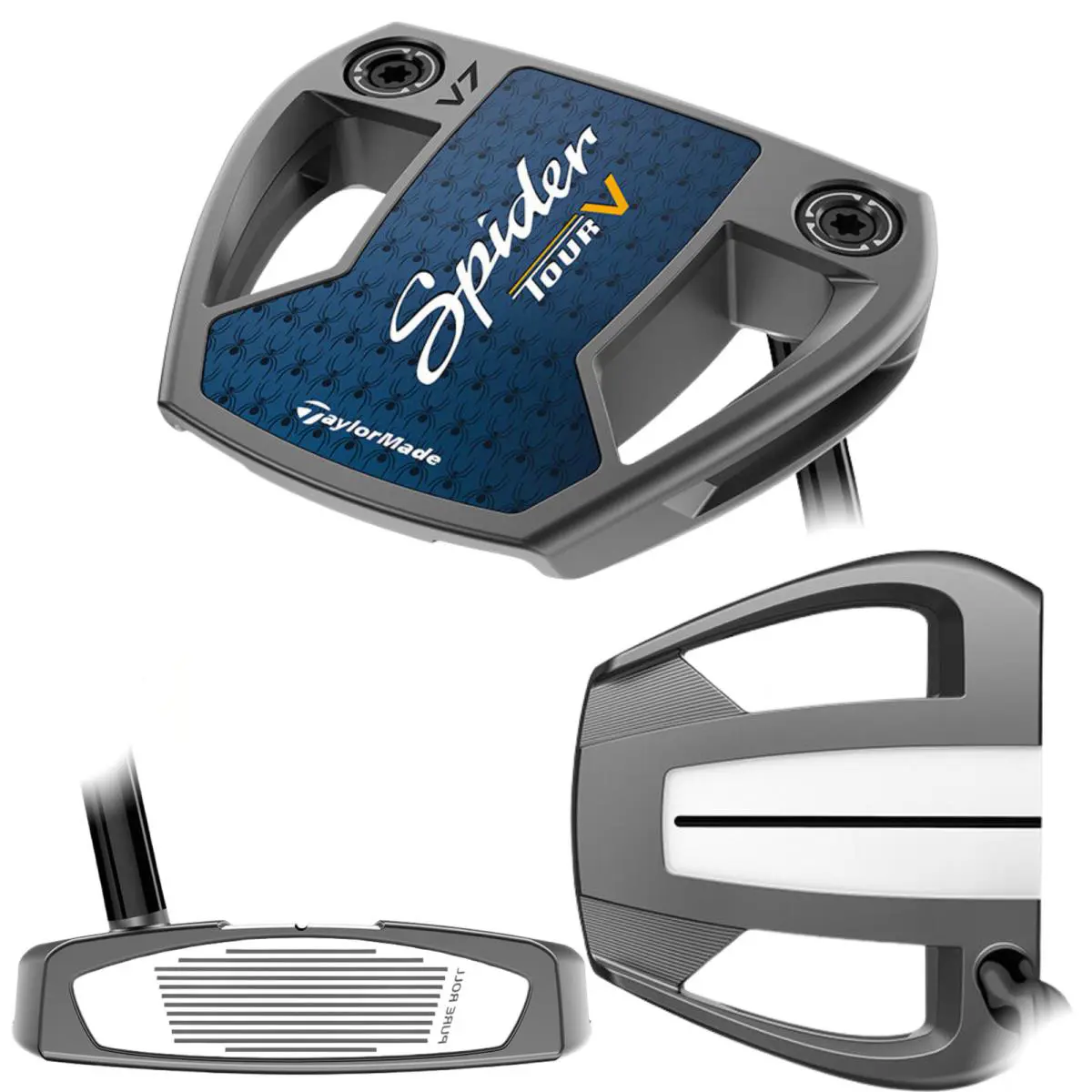 Lefty Taylormade Spider Tour V V7 Putter Double Bend Choose Length