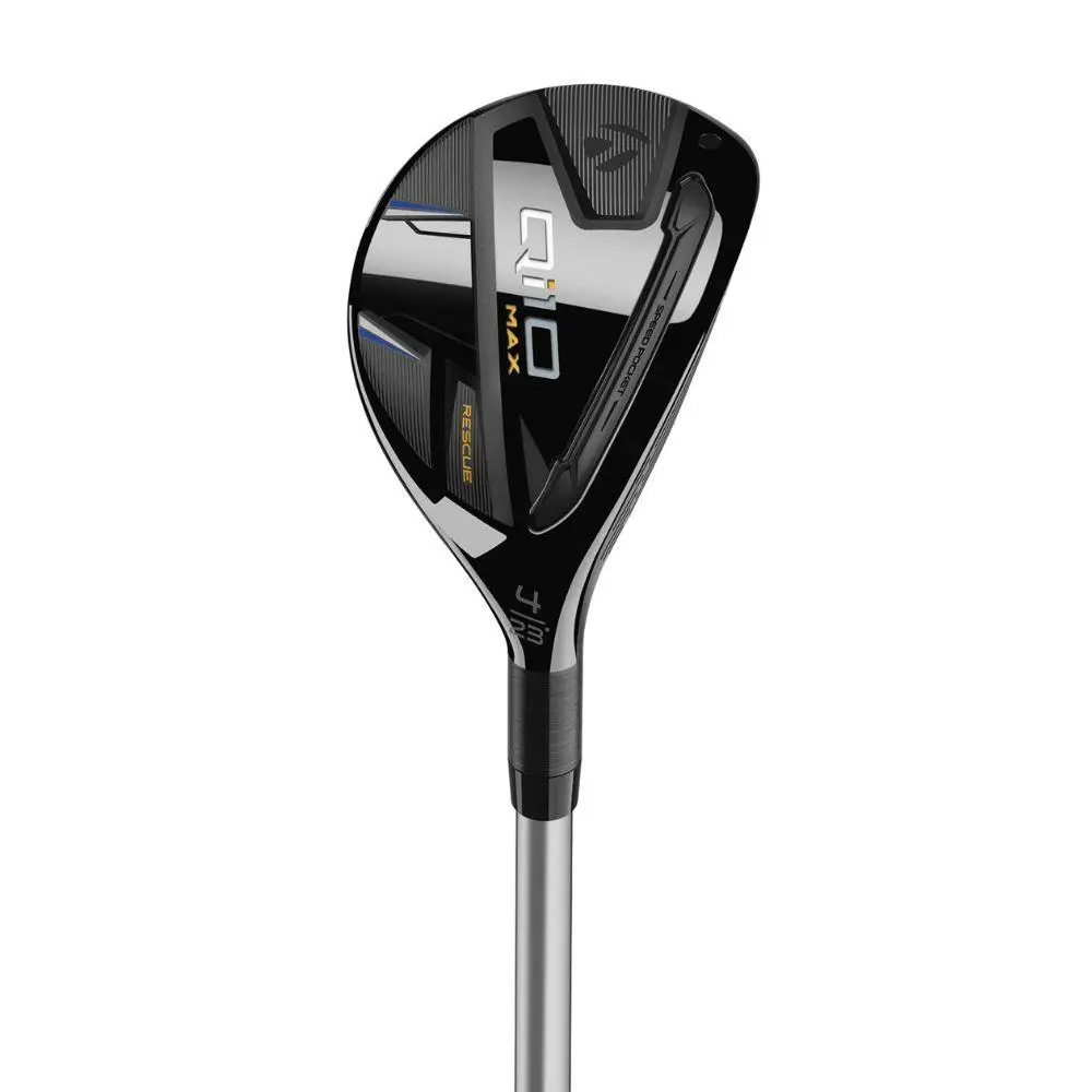 Taylormade Golf Mens Qi10 Max Rescue Hybrid - - Left Handed