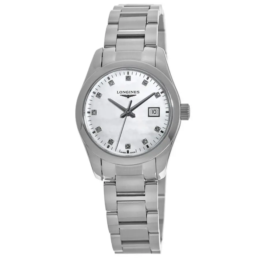 Conquest Classic White Mother of Women`s Watch L2.286.4.87.6 by Longines