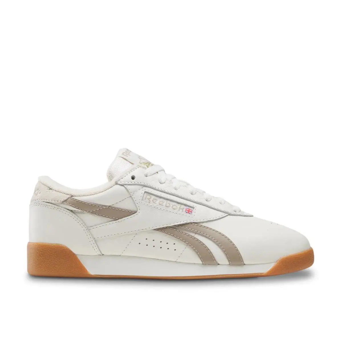 Woman`s Athleisure Reebok Freestyle Lo Sneaker - Chalk Grey