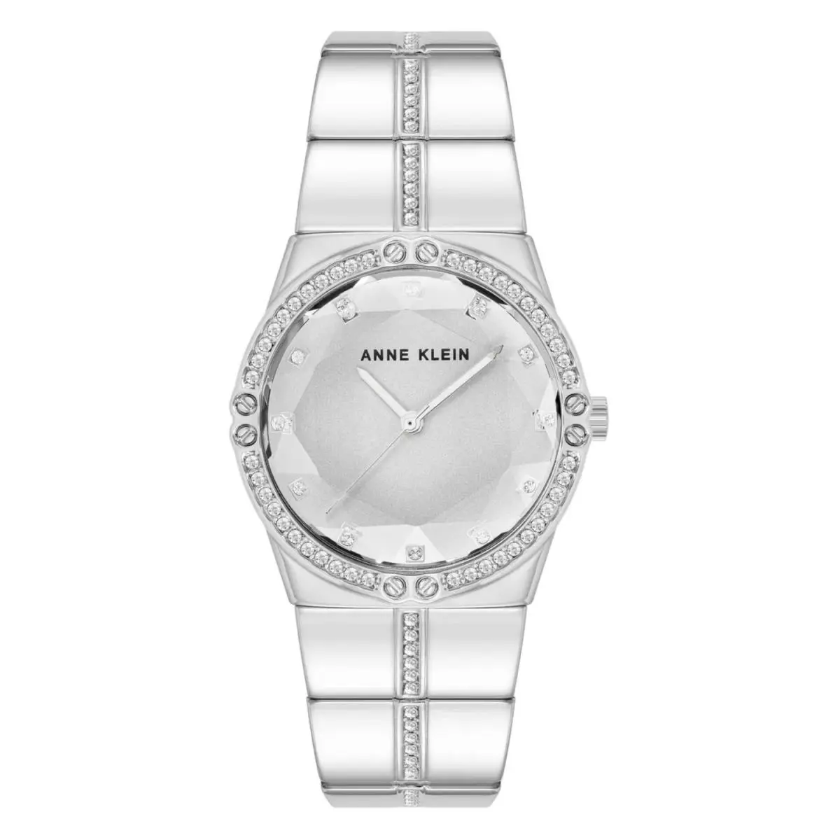 Anne Klein Women`s Classic Silver Dial Watch - AK/5037SVSV