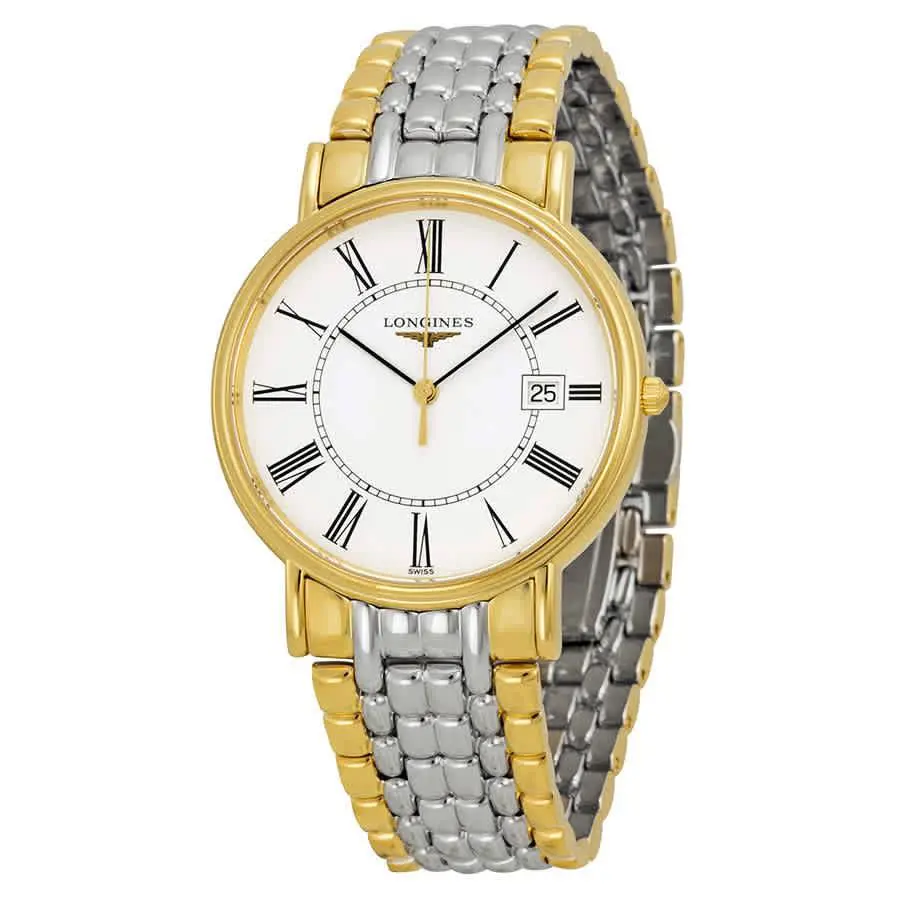 La Grande Classique Presence White Dial Steel Men`s Watch L4.790.2.11.7 by Longines