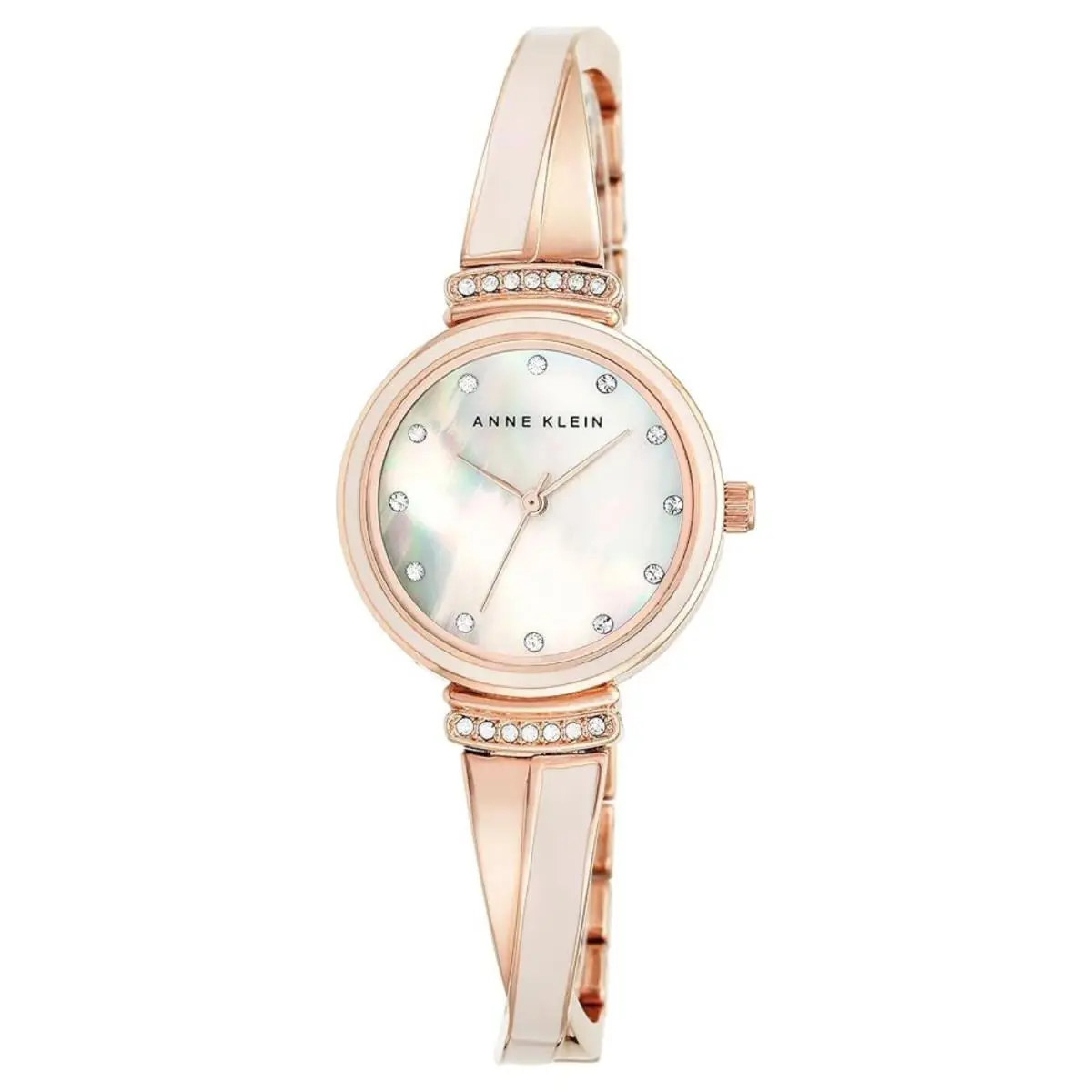 Anne Klein Women`s Classic White Dial Watch - AK-2216BLRG