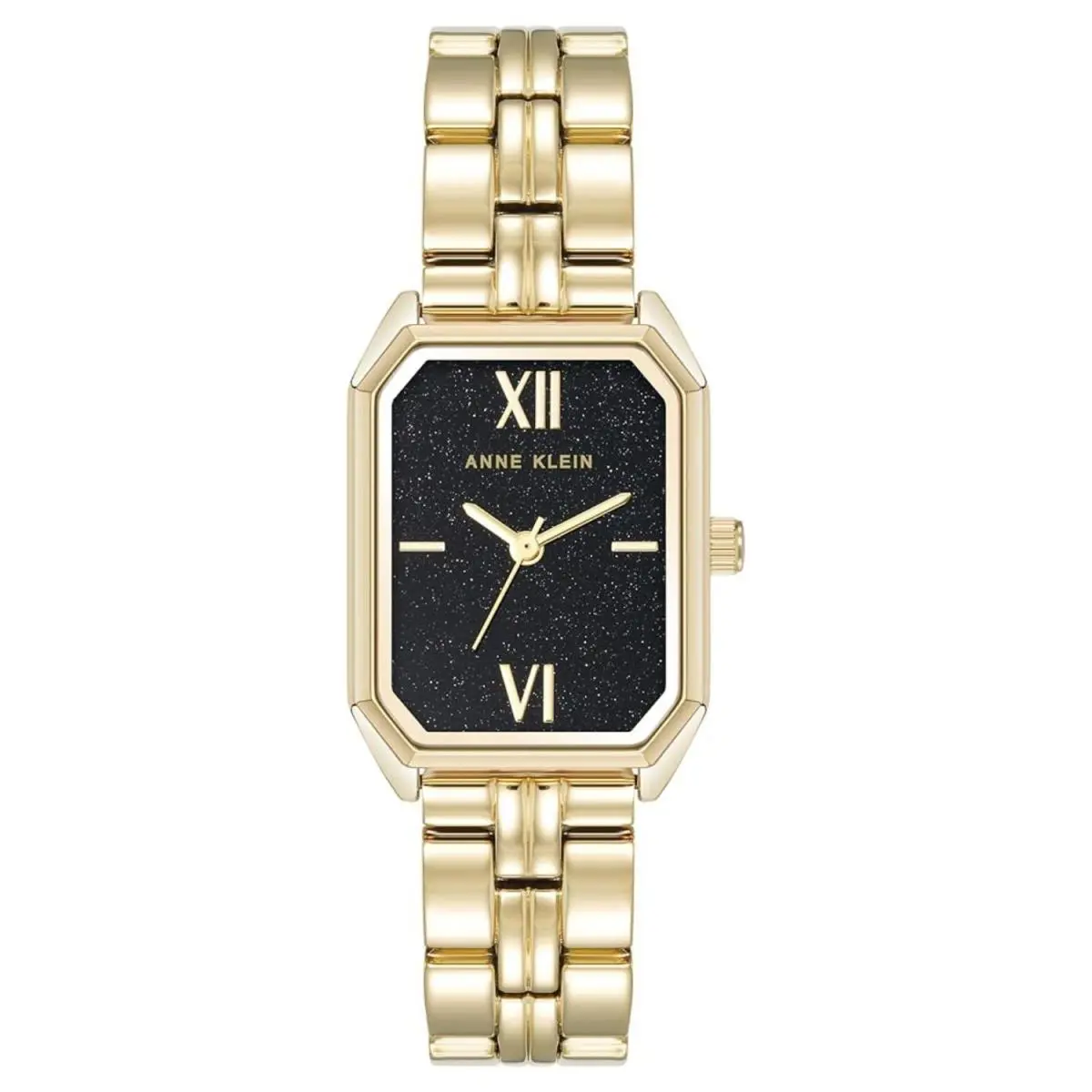Women`s Classic Black Dial Watch - AK/3774BSGB by Anne Klein