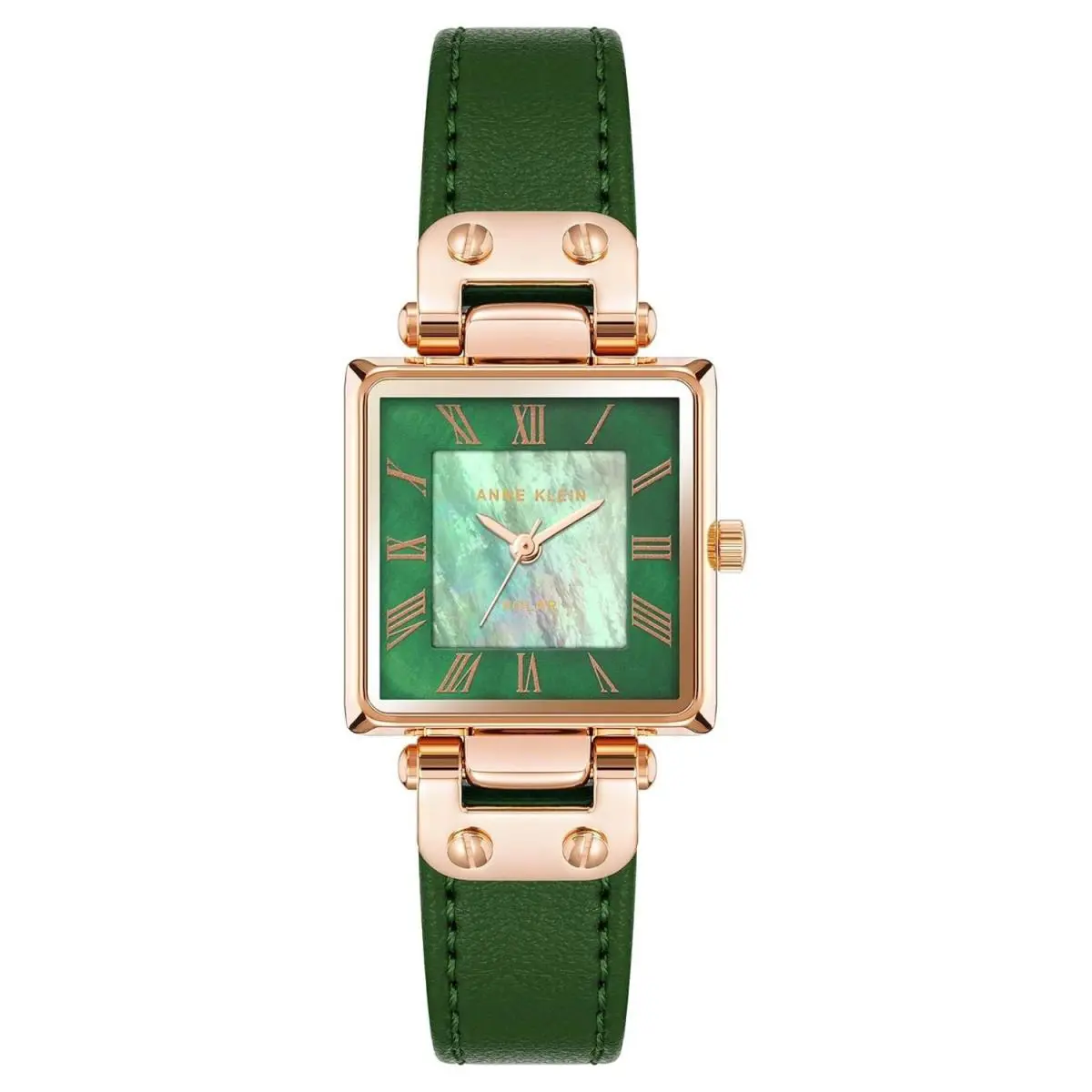 Anne Klein Women`s Classic Green Dial Watch - AK/3896RGGN