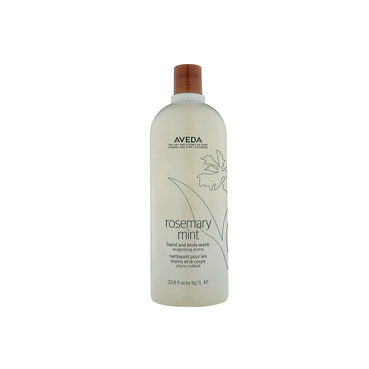 Aveda Rosemary Mint Hand Body Wash - Size 33.8 Oz. / 1 L Seal