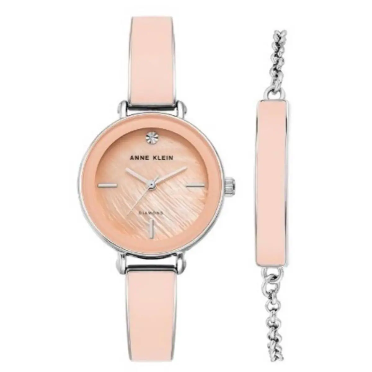Anne Klein Women`s Classic Pink Dial Watch - AK/3621PKST