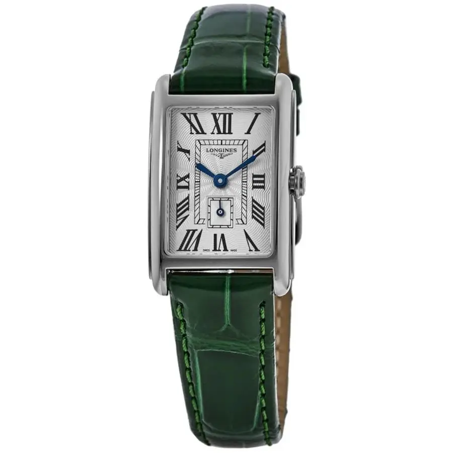 Longines Dolcevita Quartz Silver Dial Leather Women`s Watch L5.255.4.71.A