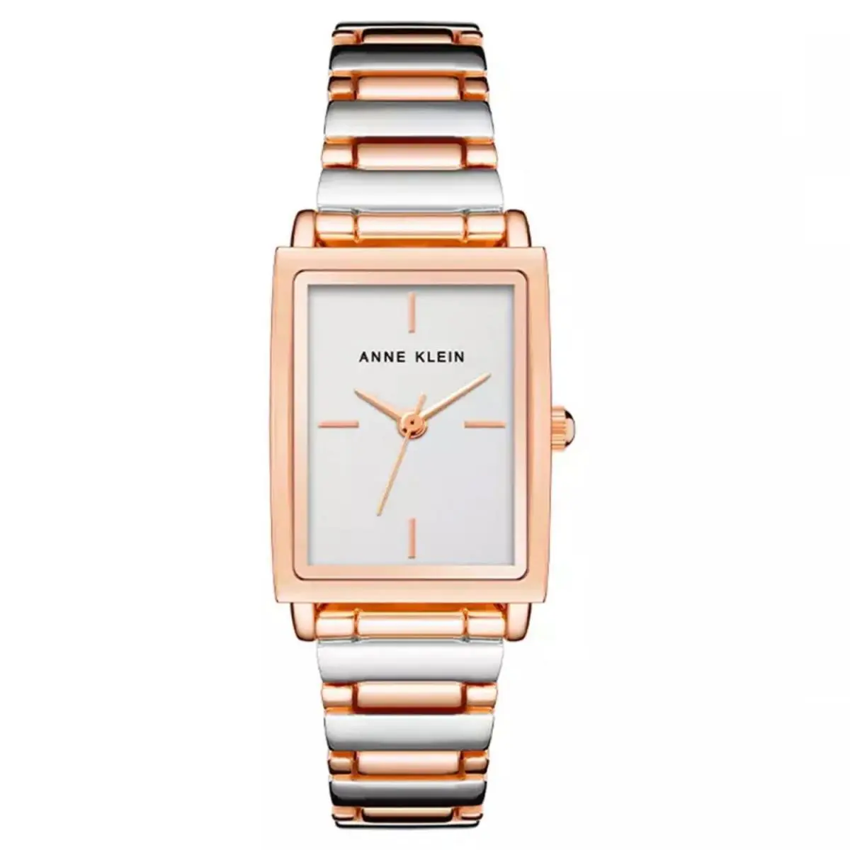 Anne Klein Women`s Classic White Dial Watch - AK/3763SVRT