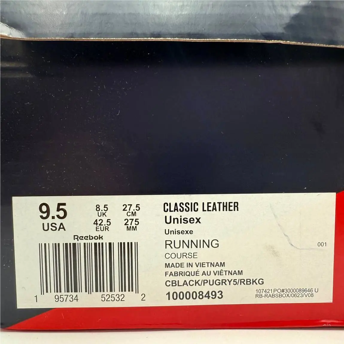 Reebok shoes - Reebok Classic Leather - Classic Leather - 100008493 - Black 33