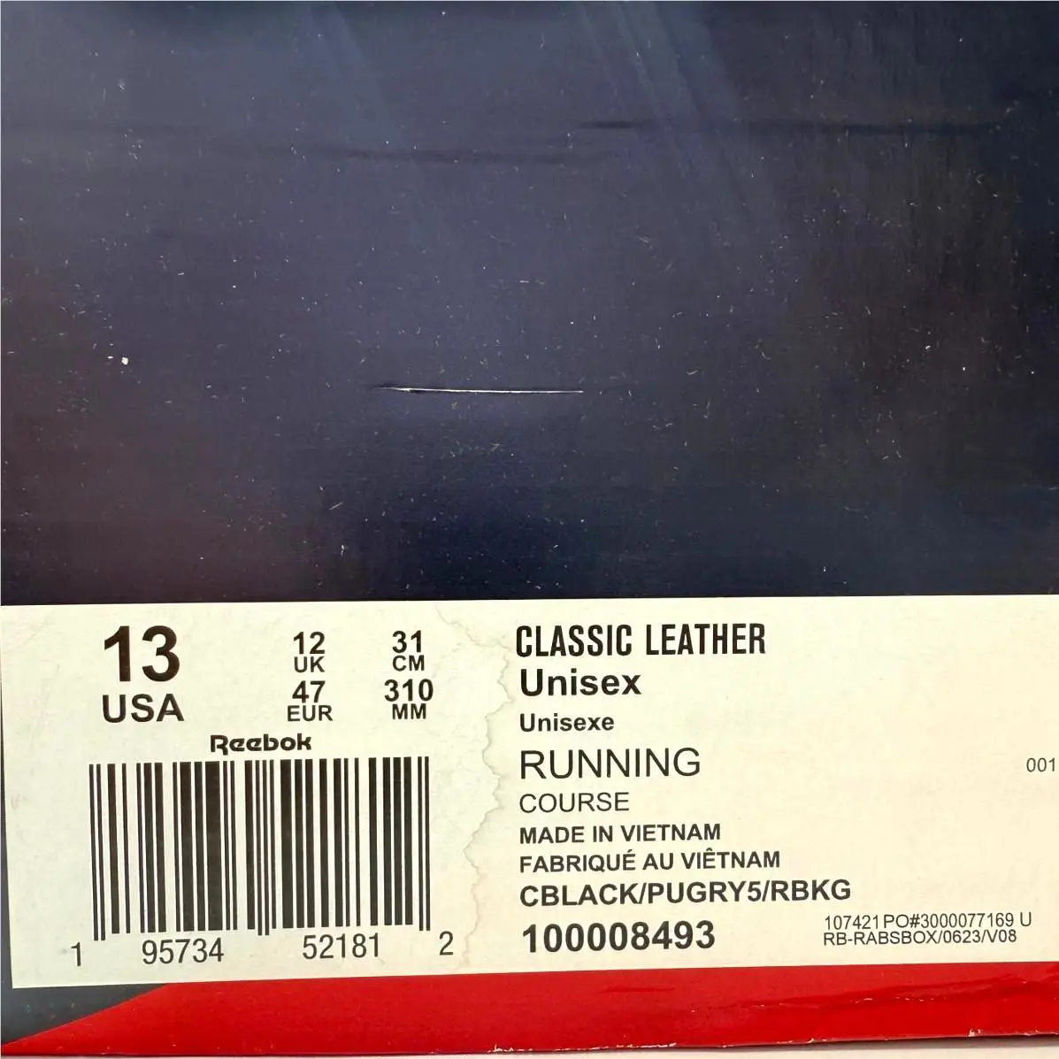 Reebok shoes - Reebok Classic Leather - Classic Leather - 100008493 - Black 38