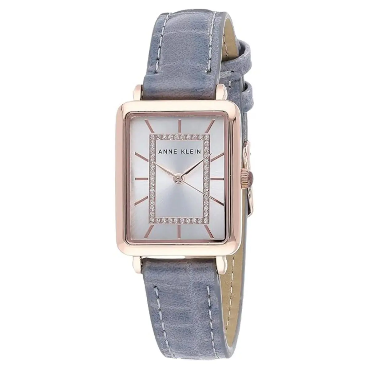 Women`s Classic Silver Dial Watch - AK/3820RGGY by Anne Klein