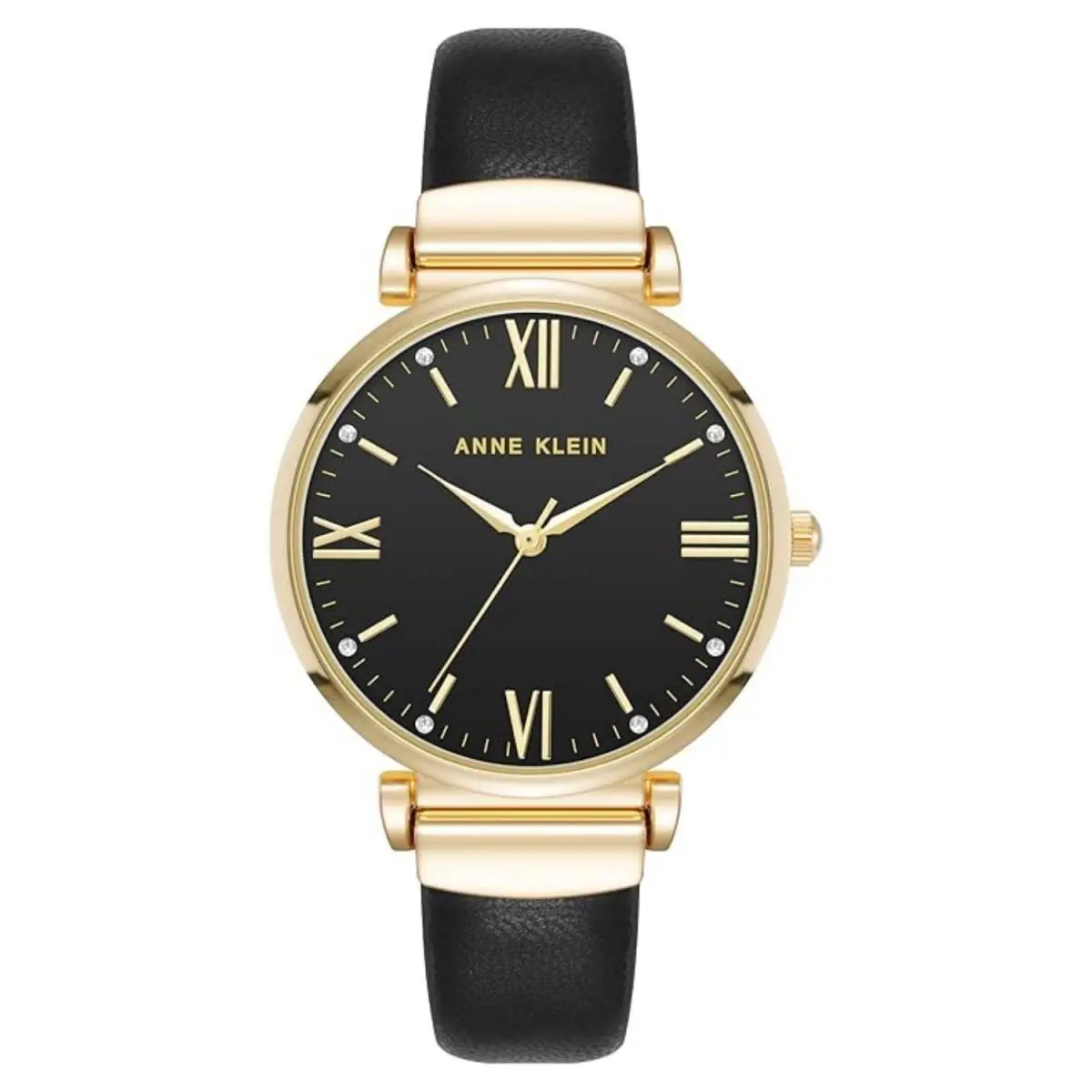 Anne Klein Women`s Classic Black Dial Watch - AK/5092GPBK