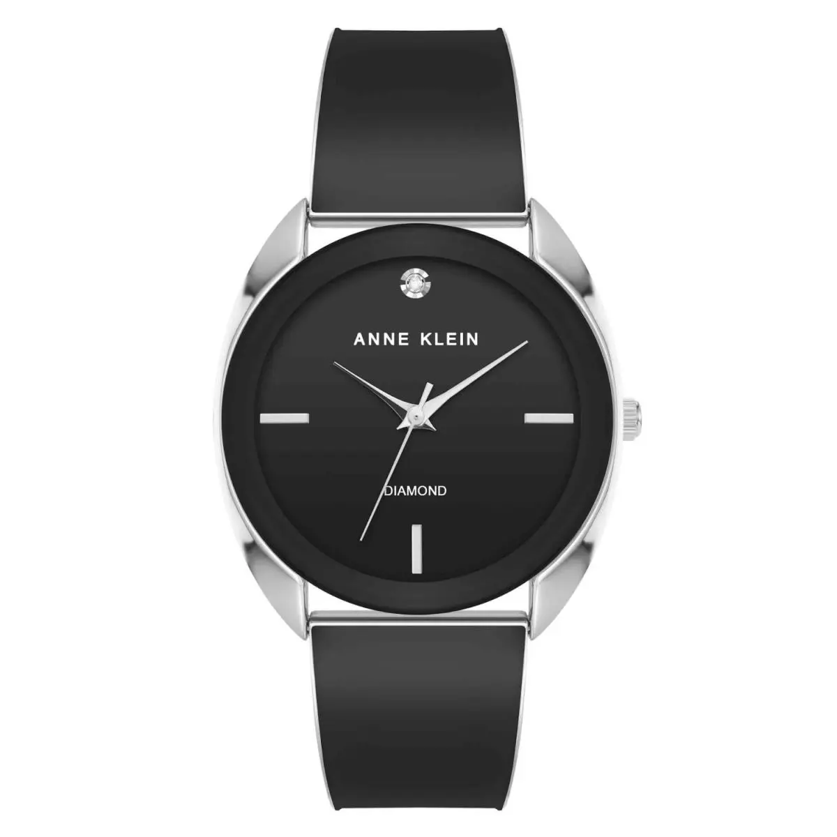 Anne Klein Women`s Classic Black Dial Watch - AK/4041BKSV