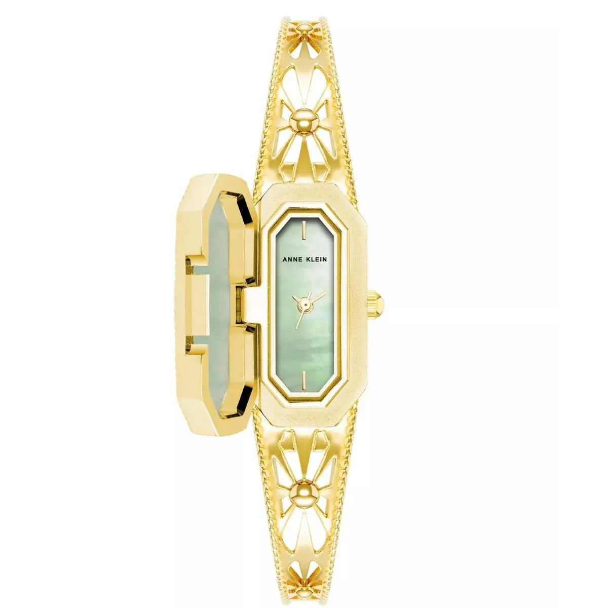 Anne Klein Women`s Classic Green Dial Watch - AK/4112AVGB