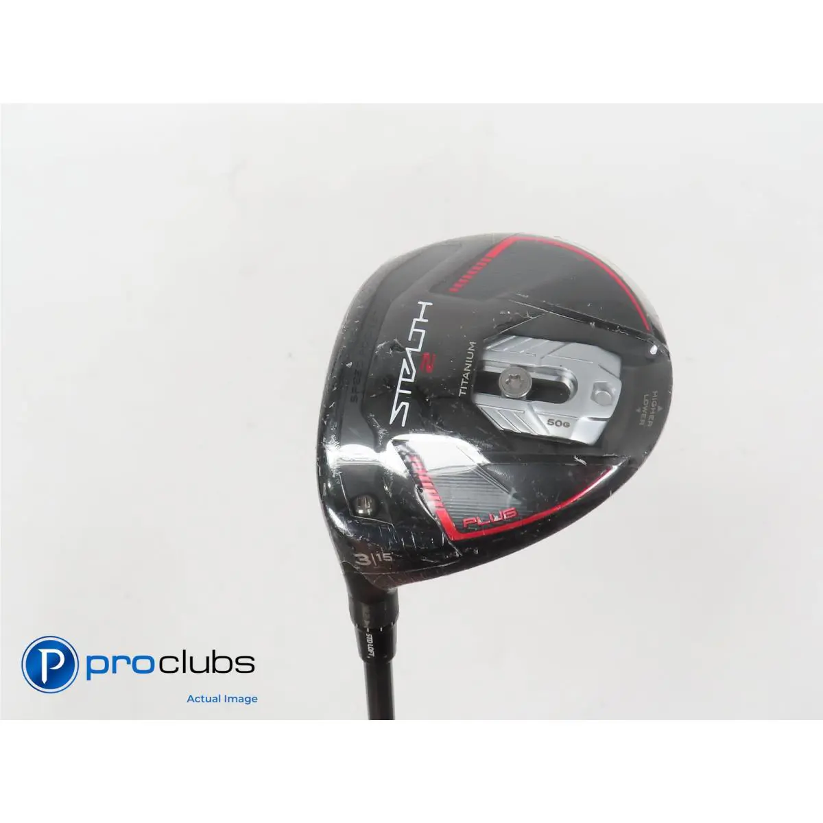 Left Handed Taylormade Stealth 2 Plus+ 15 3 Wood - Kai`li Regular - 398828
