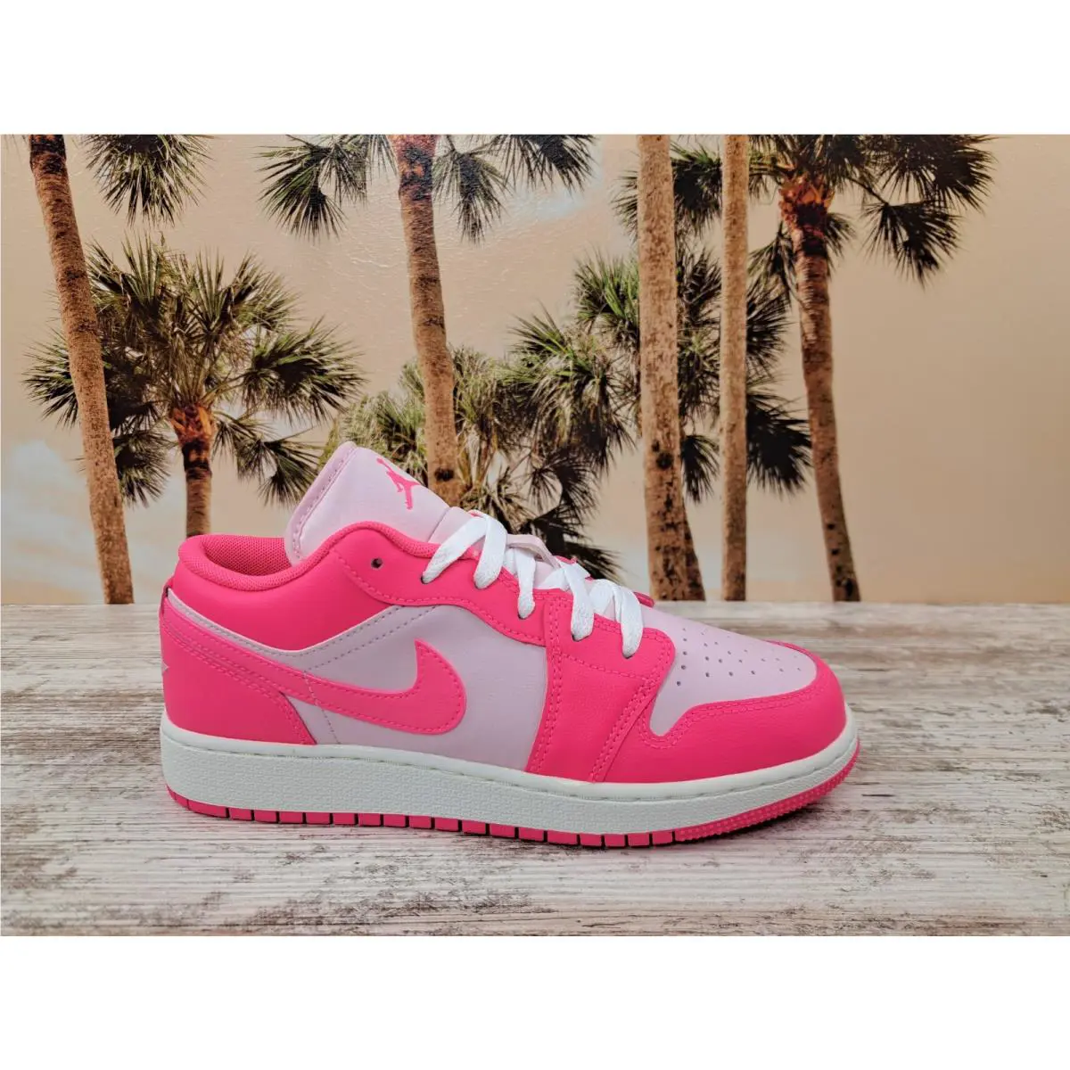 Nike shoes - Jordan Air 1 Low GS - 553560-661 - Pink 0