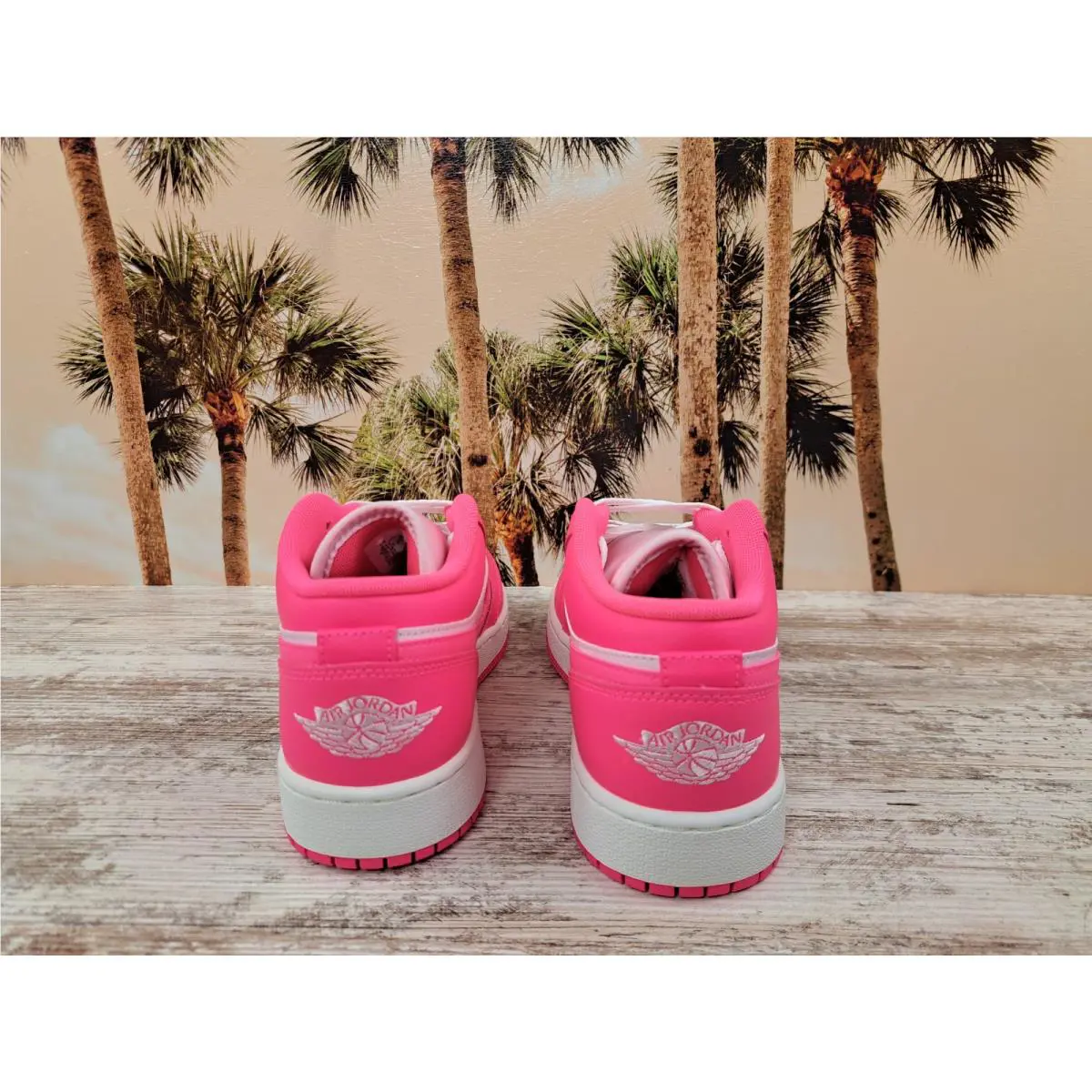 Nike shoes - Jordan Air 1 Low GS - 553560-661 - Pink 4