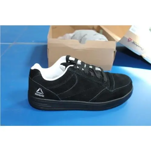 Reebok Soyay Men`s Steel Toe Skate Work Shoe Black RB1910 Size 10.5M
