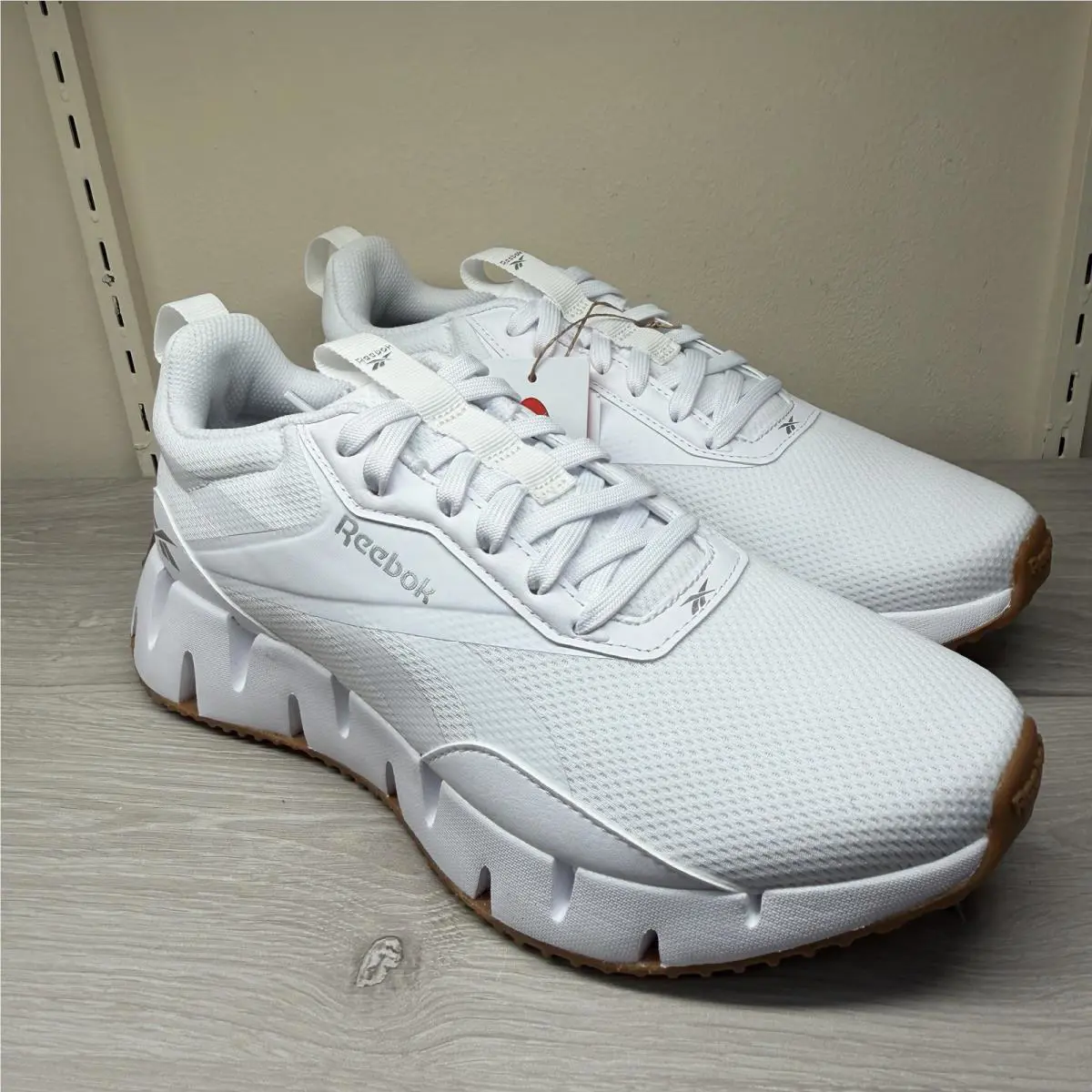 Reebok shoes - Reebok Zig Dynamica - Zig Dynamica - Ftwr White/Silver Metallic/Reebok Lee 3 5
