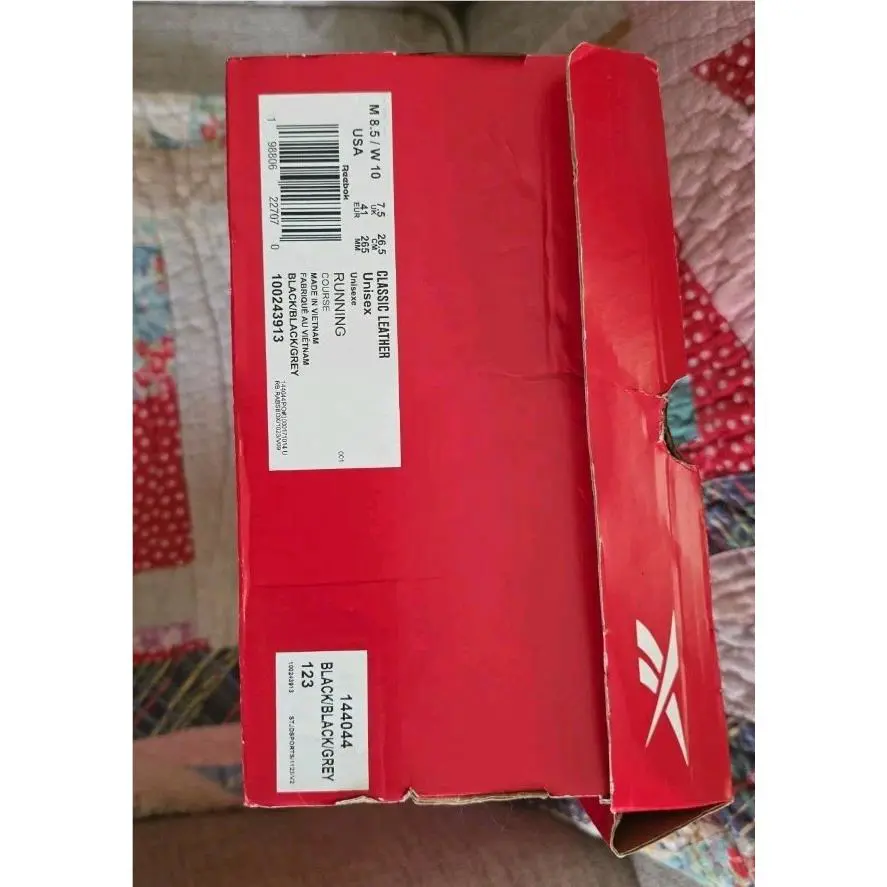 Reebok shoes - Reebok Classic Leather - Classic Leather - Black, Manufacturer: Black/Black/Grey 3