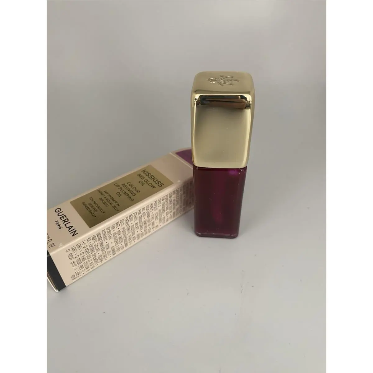 Guerlain Kisskiss Bee Glow Oil Color Reviving Lip Plumping Oil 809 Lavender Glow