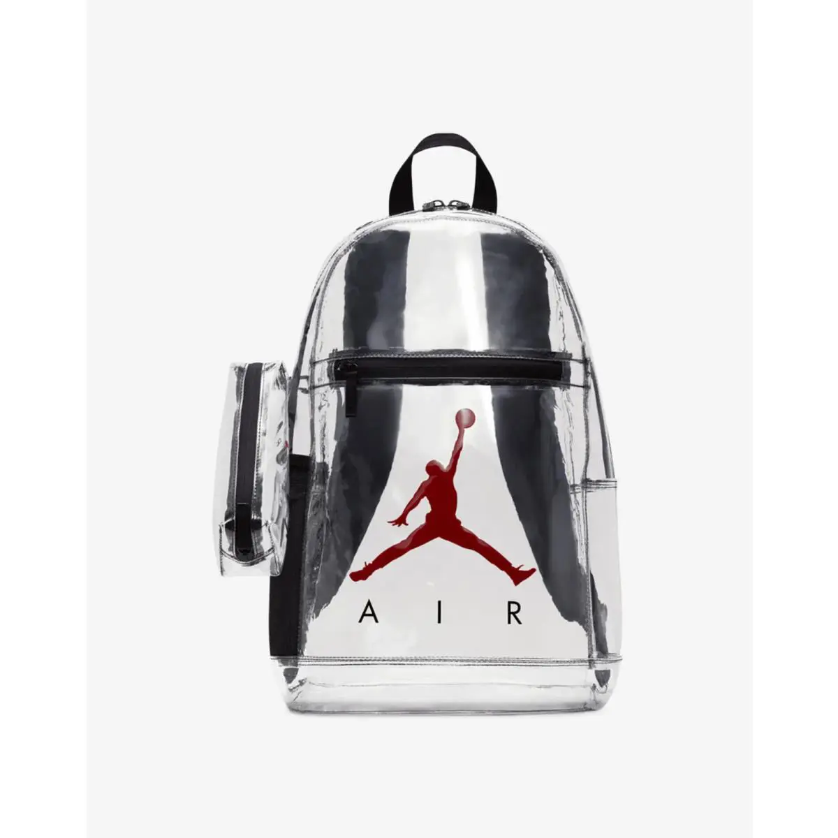 Nike Jordan Clear School Backpack 17L Transparent Kids Bookbag Travel Bag