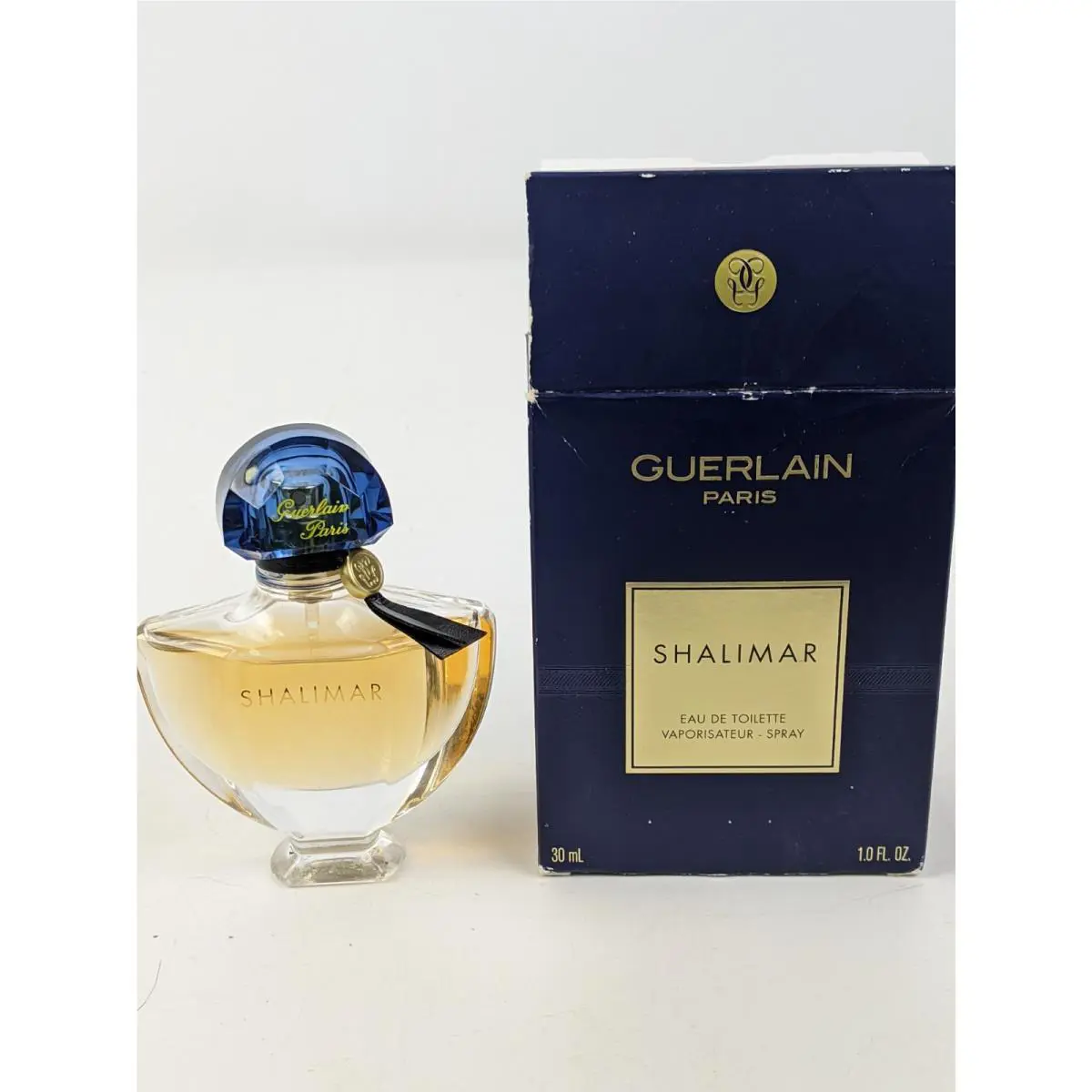 Vintage Guerlain Paris Shalimar Eau de Toilette 30 Ml/ 1 Fl. OZ