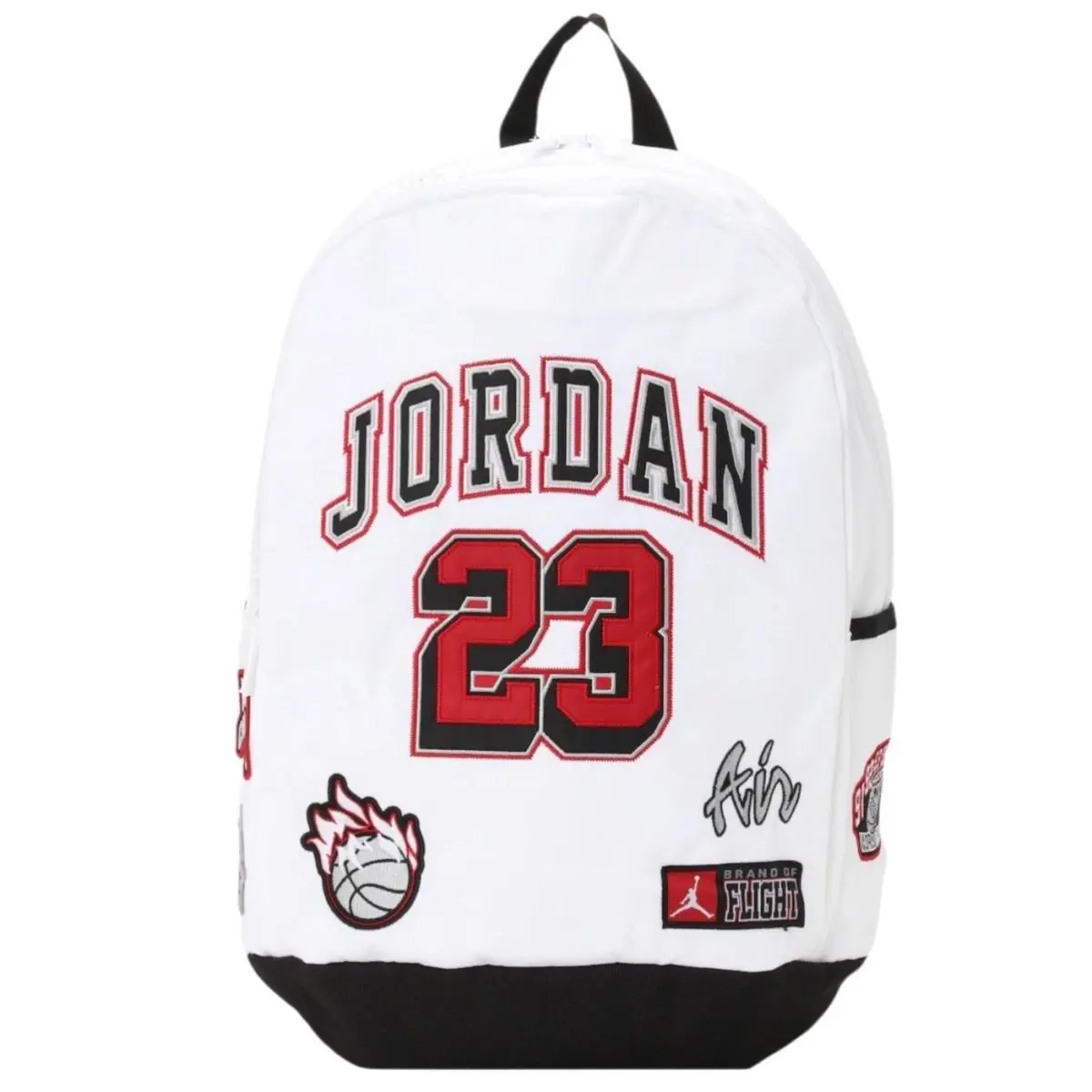 Jordan 23 Backpack White Gym Red Black Jumpman Laptop School Bag Bookbag O/s