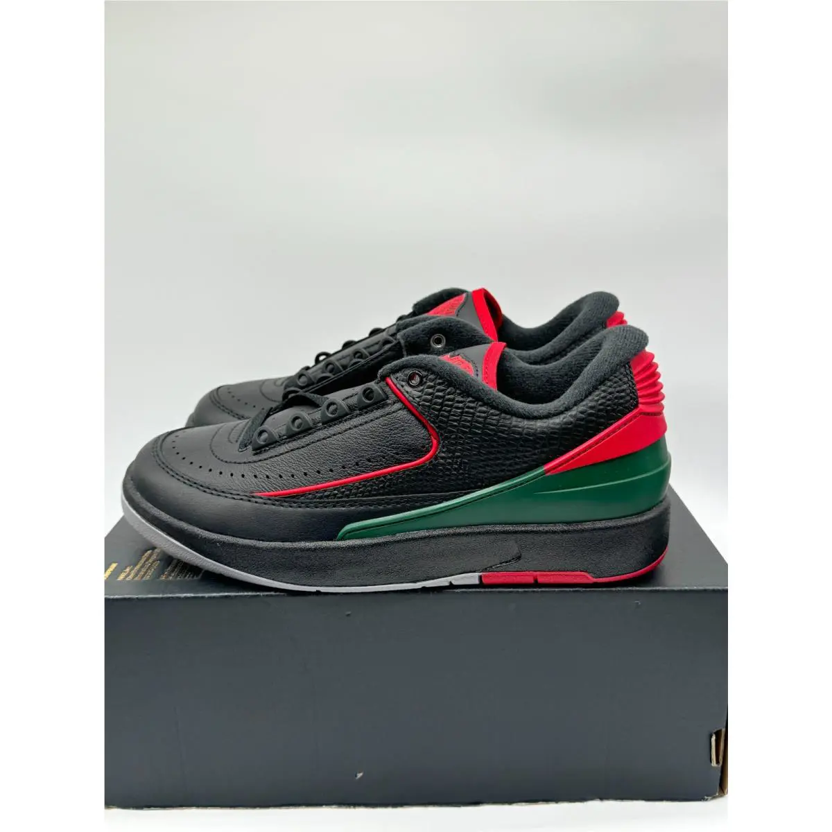 Nike shoes - Air Jordan 2 Retro Low - Black (UPC: 196969135607) 2