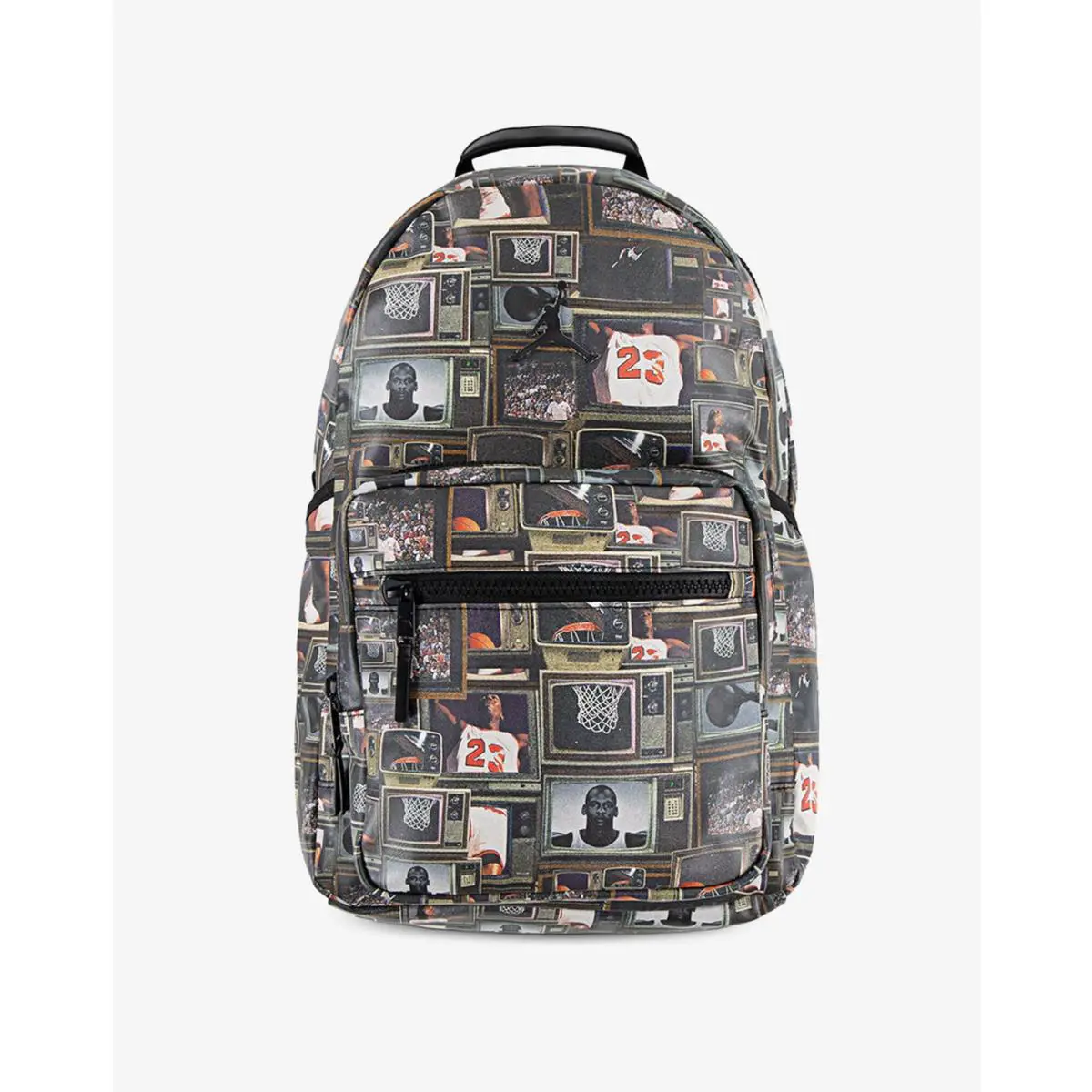Jordan Borough Graphic Backpack Black School Bookbag Medium Travel Bag