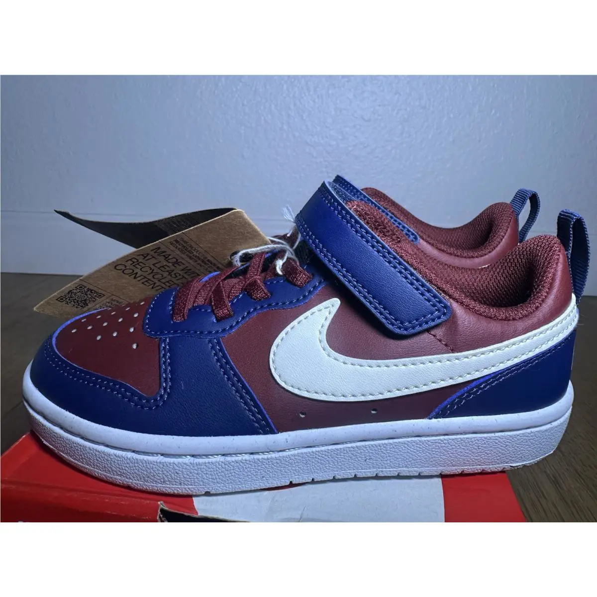Nike shoes - Nike Court Borough - Court Borough - RED/BLUE/WHITE 0