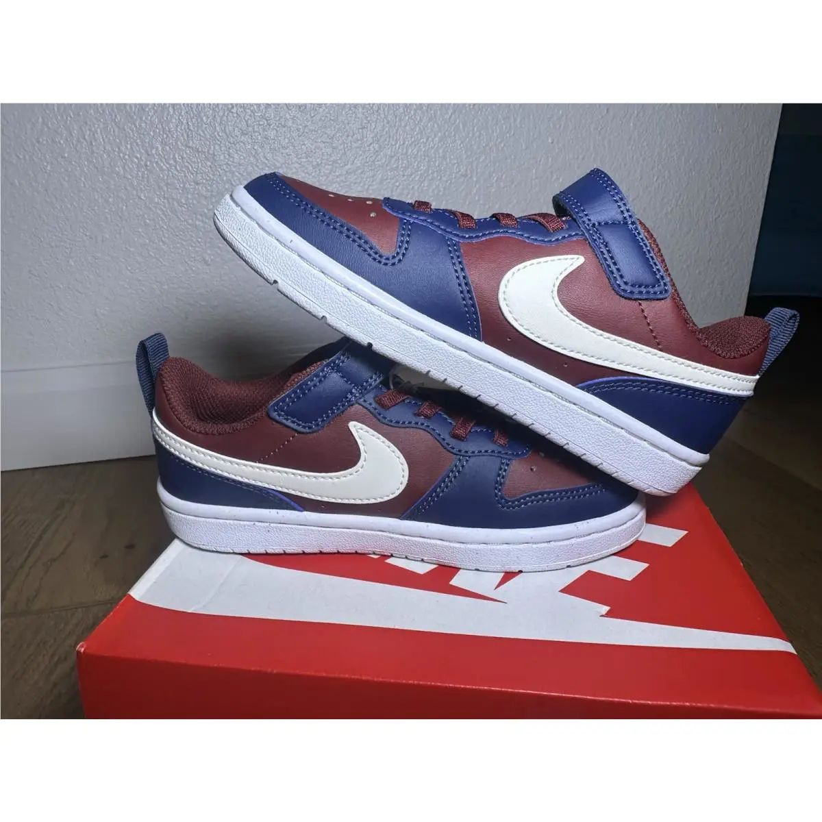 Nike shoes - Nike Court Borough - Court Borough - RED/BLUE/WHITE 5