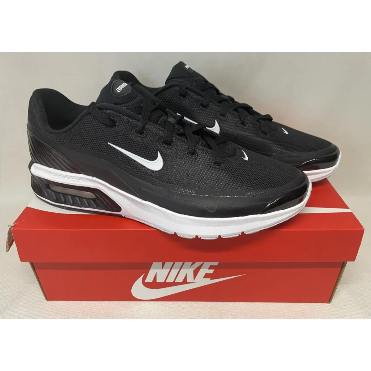 Nike Air Max Bia Men`s Black White Running Training Shoes IF2624-005 Size: 12