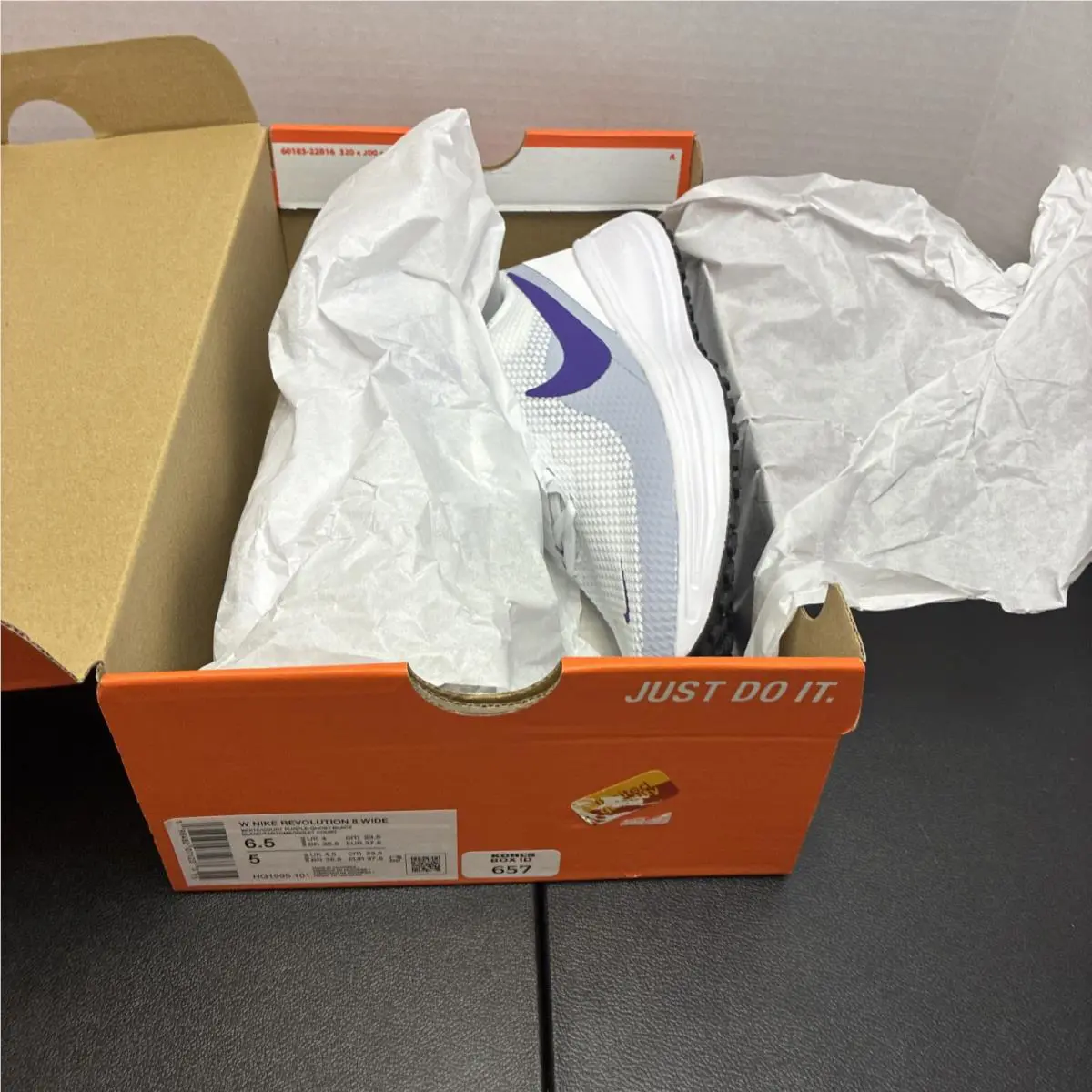 Nike shoes - Nike Revolution - Revolution - HQ1995-101 - White (UPC: 198482077730) 6