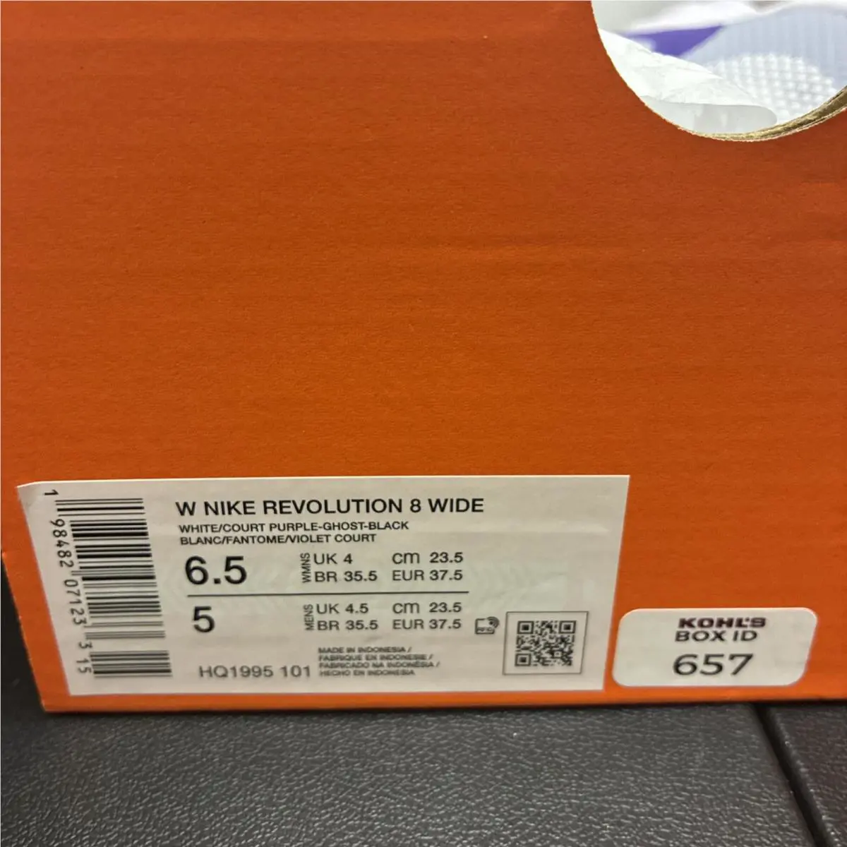 Nike shoes - Nike Revolution - Revolution - HQ1995-101 - White (UPC: 198482077730) 7