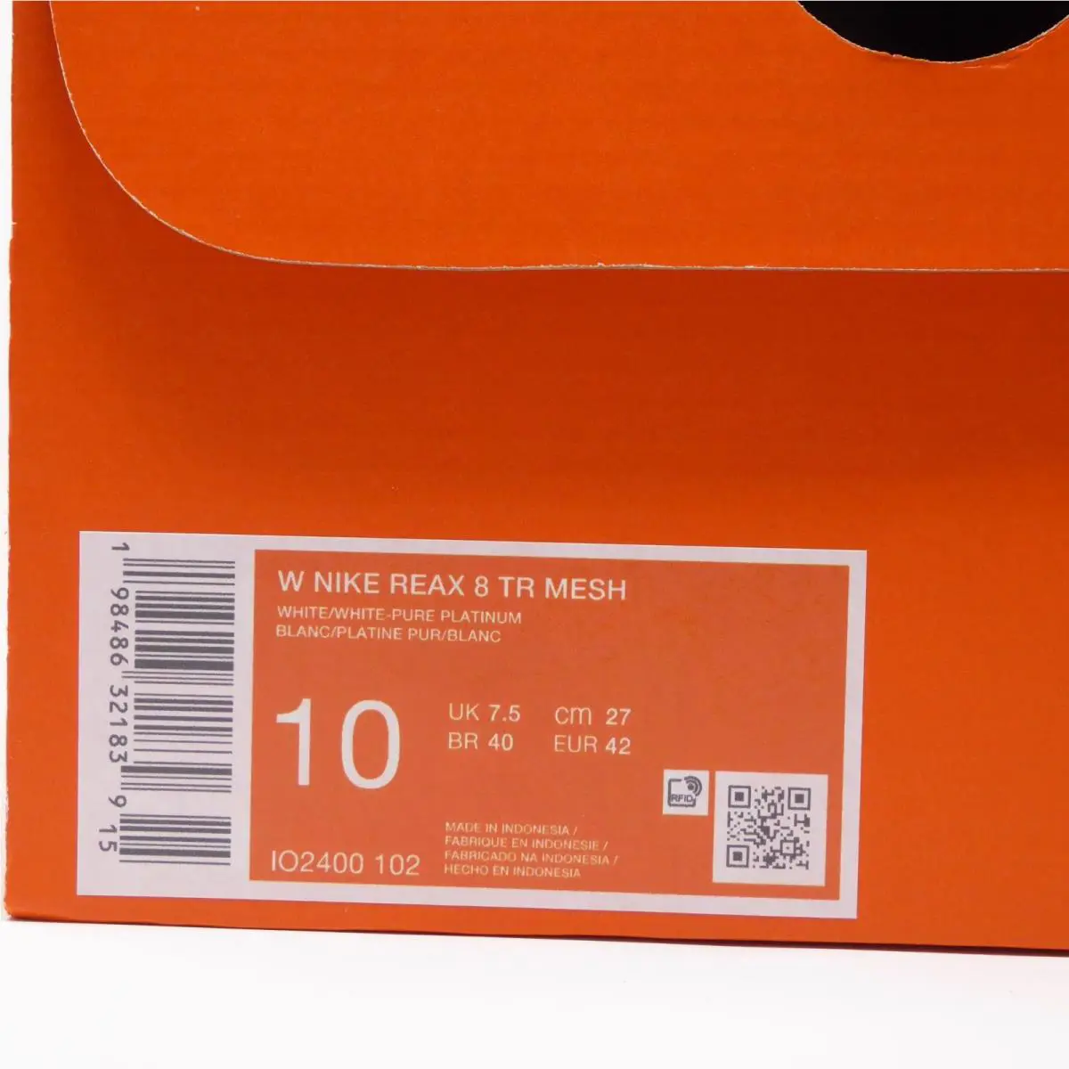 Nike shoes - Nike Reax 8 TR Mesh - White 7