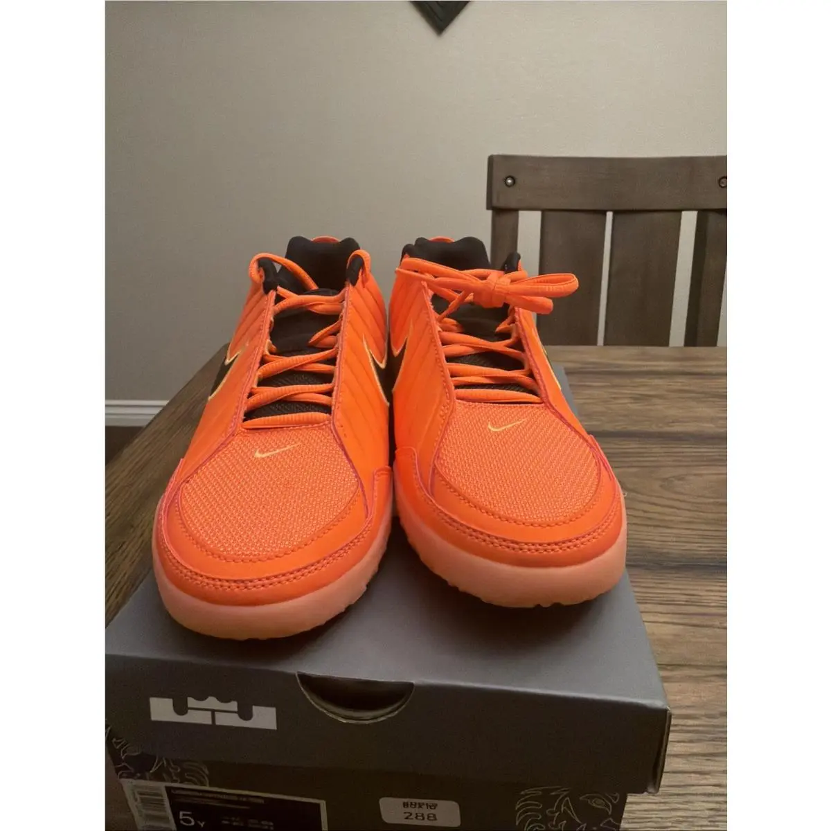 Nike shoes - LeBron Witness IX (GS) - LeBron Witness - HV2270 800 - Orange, Black 0