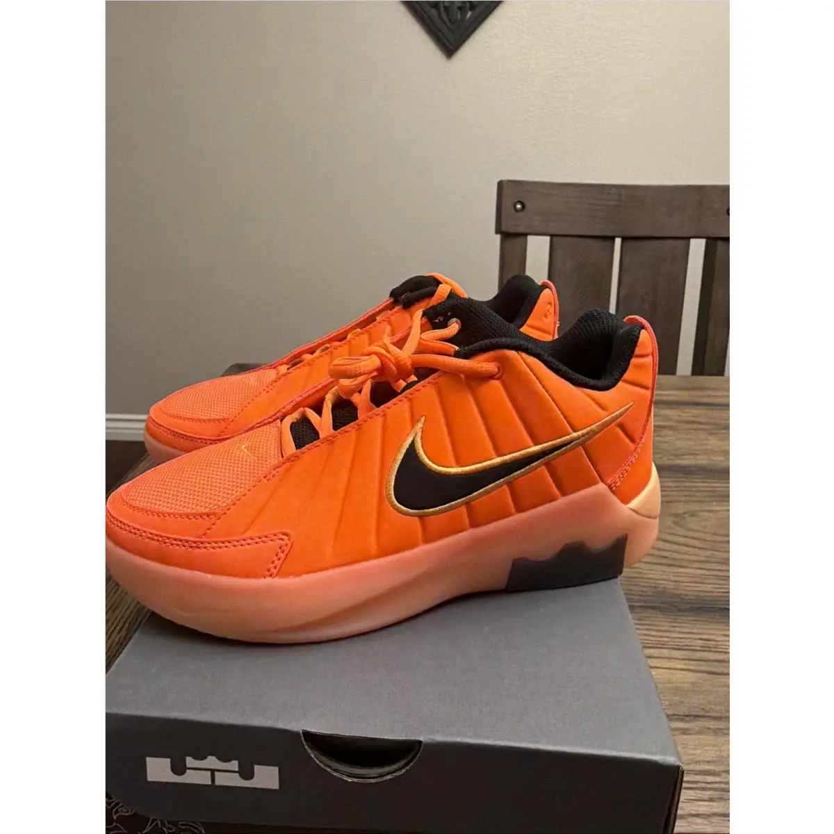 Nike shoes - LeBron Witness IX (GS) - LeBron Witness - HV2270 800 - Orange, Black 1