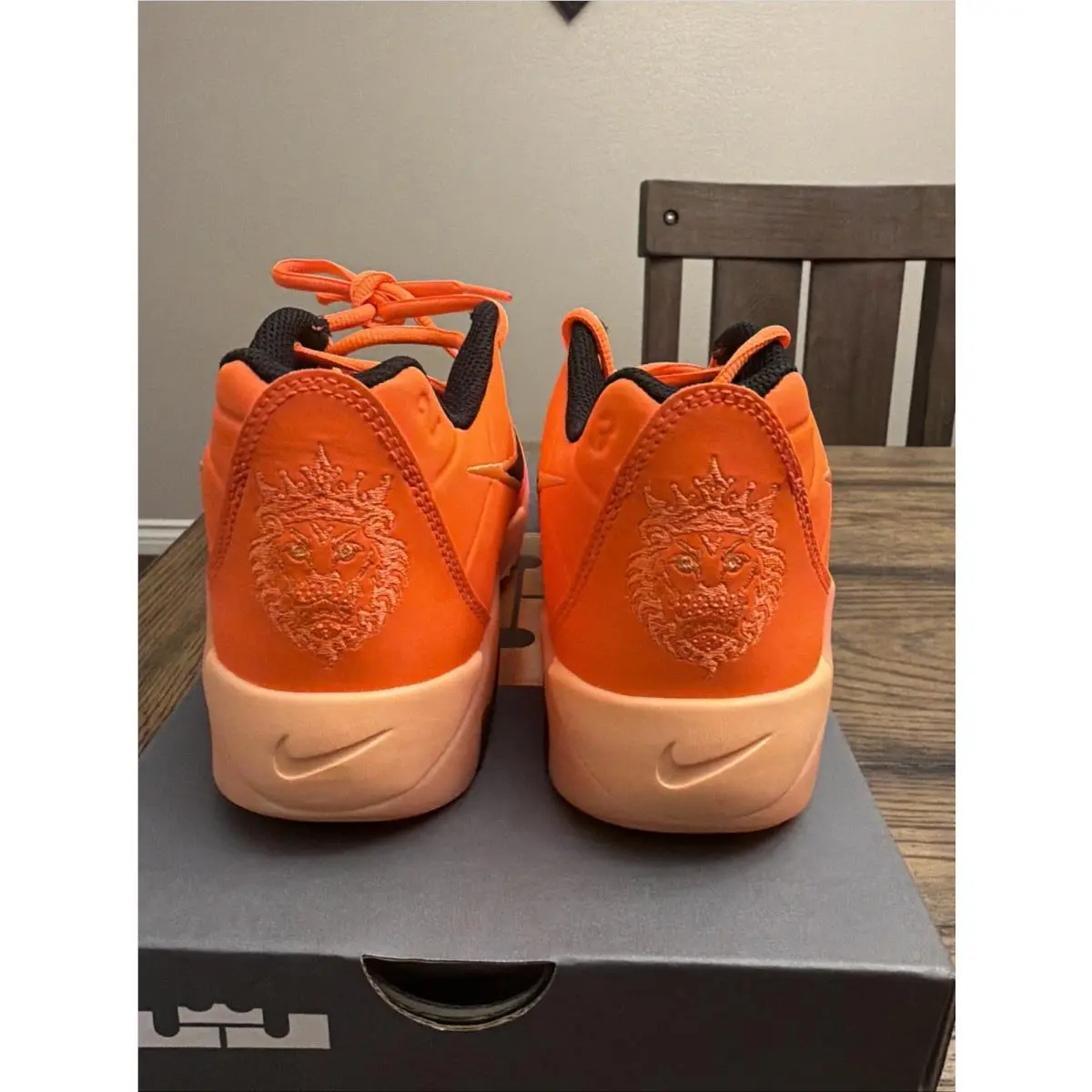 Nike shoes - LeBron Witness IX (GS) - LeBron Witness - HV2270 800 - Orange, Black 2