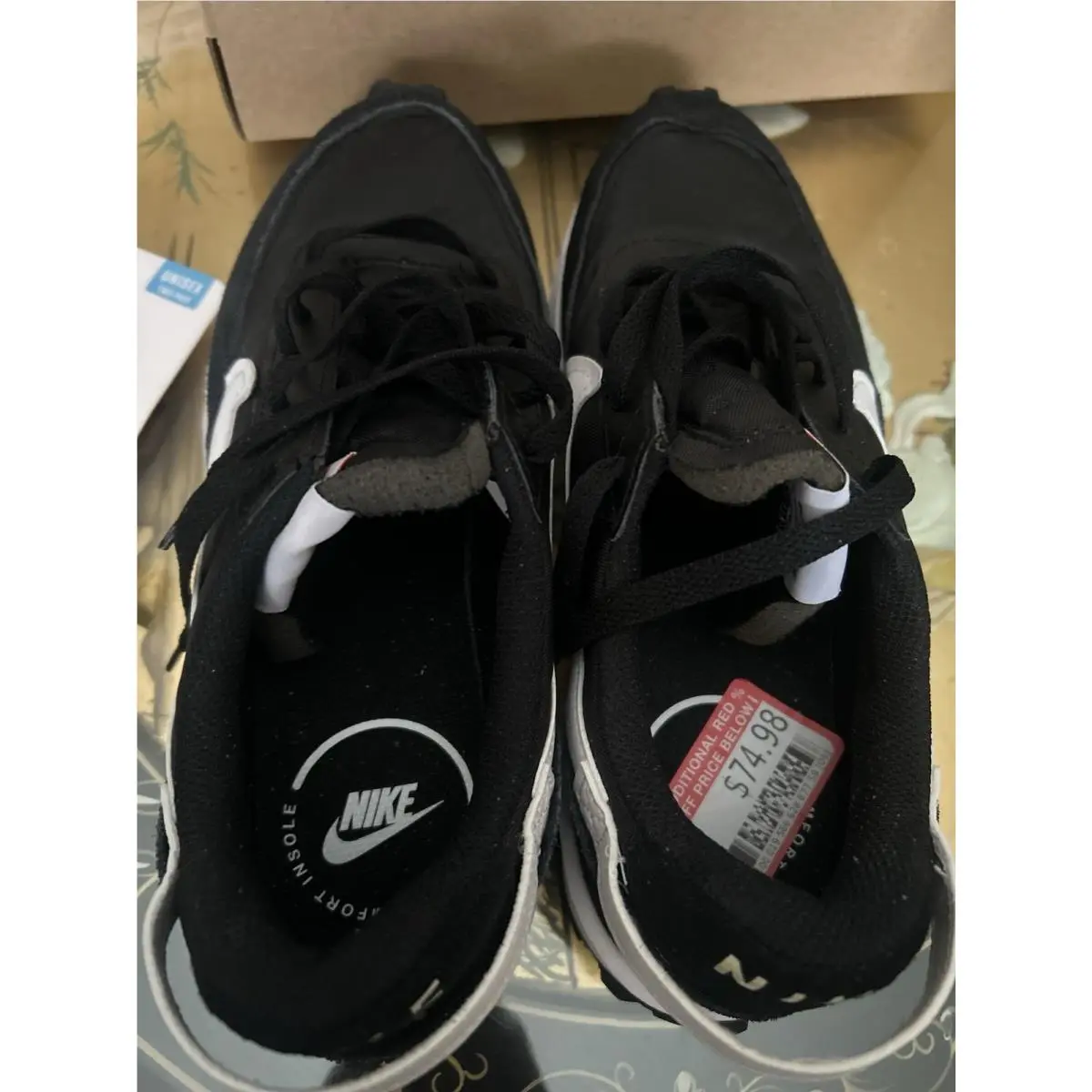 Nike shoes - Nike Waffle Debut - Waffle Debut - black & white 4