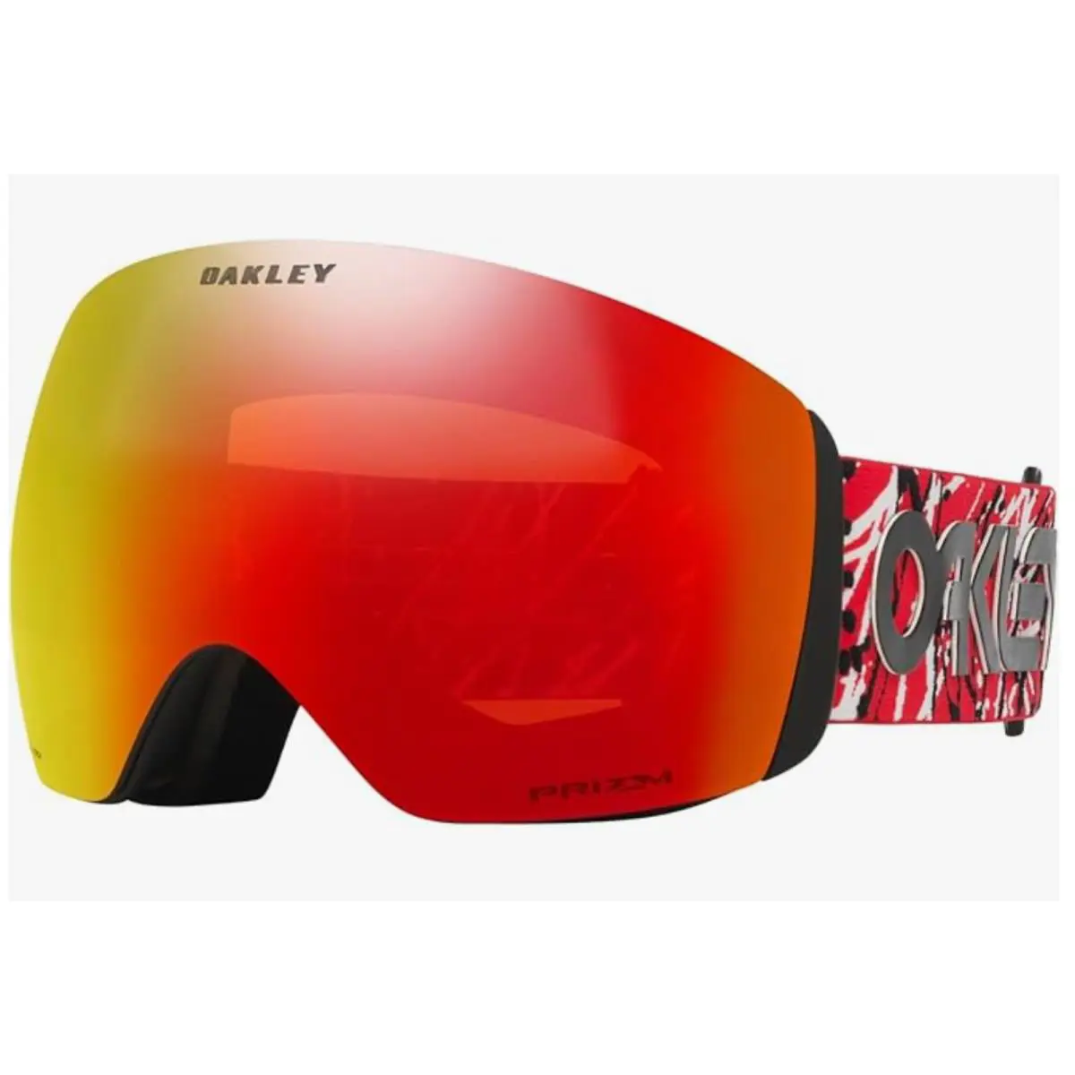 Oakley Flight Deck L Snow Goggles-red Eddie-prizm Torch Lens