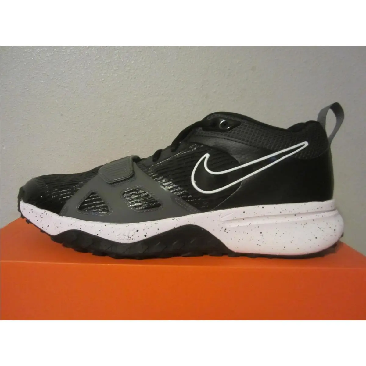 Nike shoes - Nike Air Zoom Diamond Elite Turf - DZ0503-003 - Black/White (UPC: 197597408286) 4